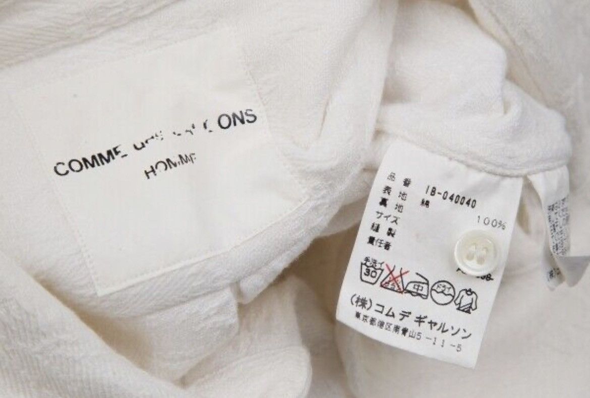 COMME des GARCONS HOMME Botanical Jacquard Woven Shirt.
