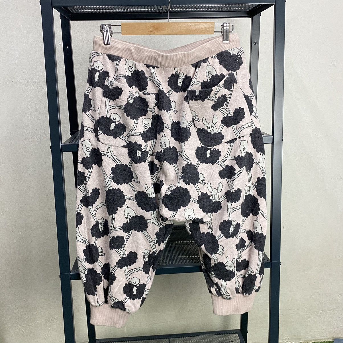 Issey Miyake × Japanese Brand × Ne-Net NE-NET FULLPRINT DROP CROTCH BAGGY 3Q PANTS Size US 32 / EU 48 - 2 Thumbnail