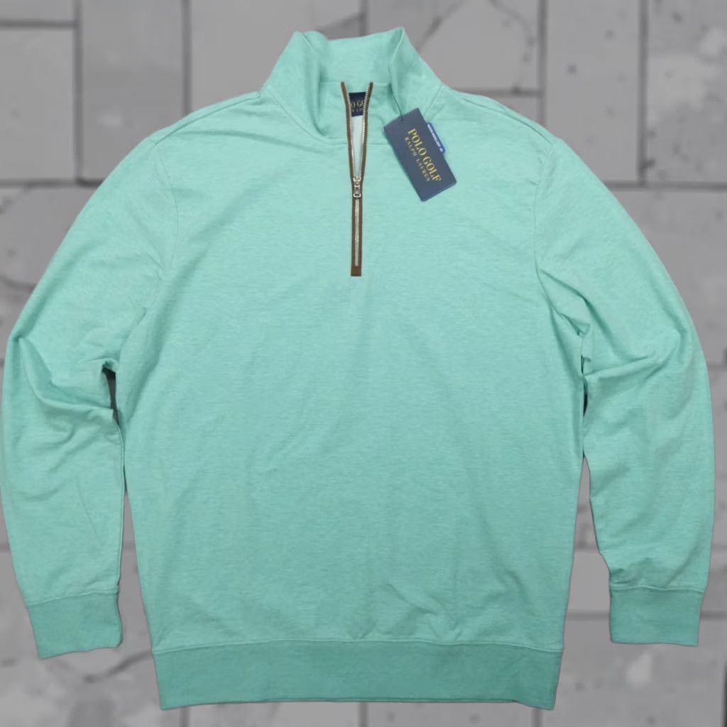 Polo Ralph Lauren Polo Ralph Lauren Golf 1/4 Zip Shirt Men M Water Repellent Green Size US M / EU 48-50 / 2 - 1 Thumbnail