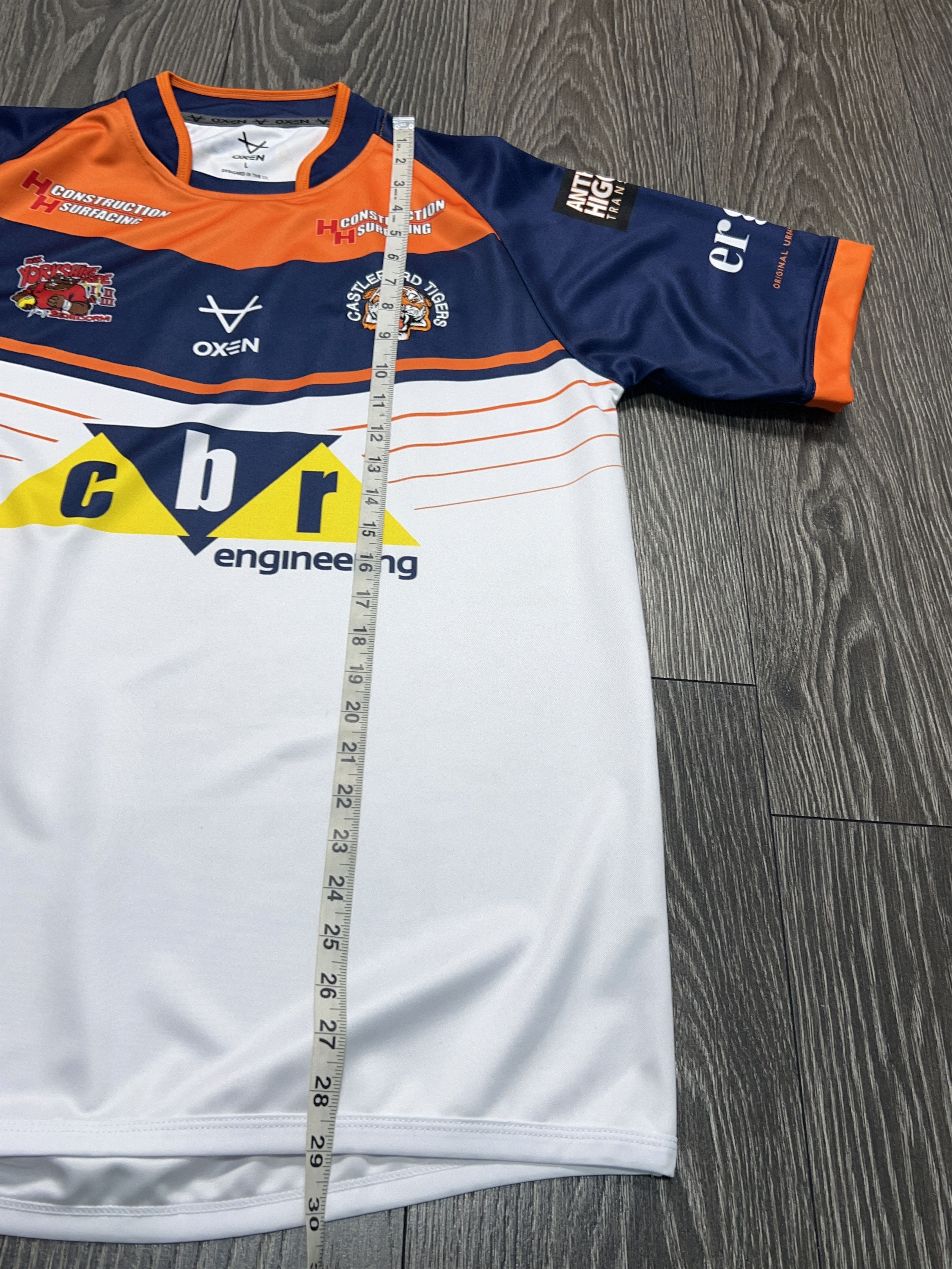 Gear for Sports OXEN Castleford Tigers Rugby League England Jersey Shirt Size US L / EU 52-54 / 3 - 6 Thumbnail