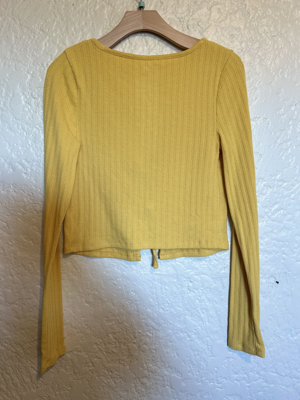 Vintage Women’s yellow tie cardigan size Medium Size M / US 6-8 / IT 42-44 - 3 Thumbnail