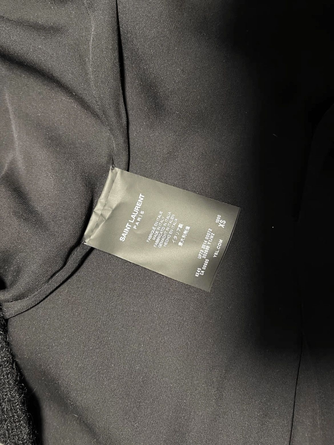 Saint Laurent Paris Saint Laurent Paris 14AW Mohair Rivet Cardigan Size US XS / EU 42 / 0 - 4 Thumbnail