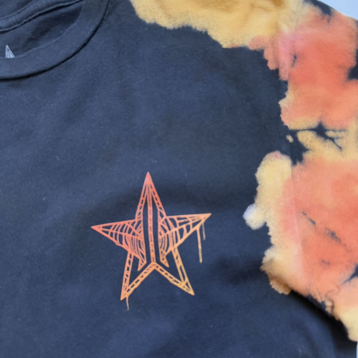 Fashion Victim × Other Jeffree Star Fashion Tie Dye Orange & Black Tee Size US M / EU 48-50 / 2 - 5 Thumbnail