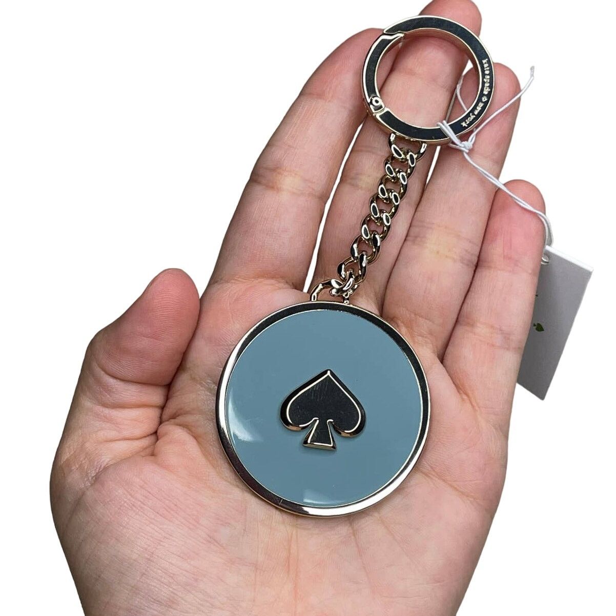 Kate Spade Kate Spade Enamel Spade Keychain Bag charm in seaside Size ONE SIZE - 5 Thumbnail