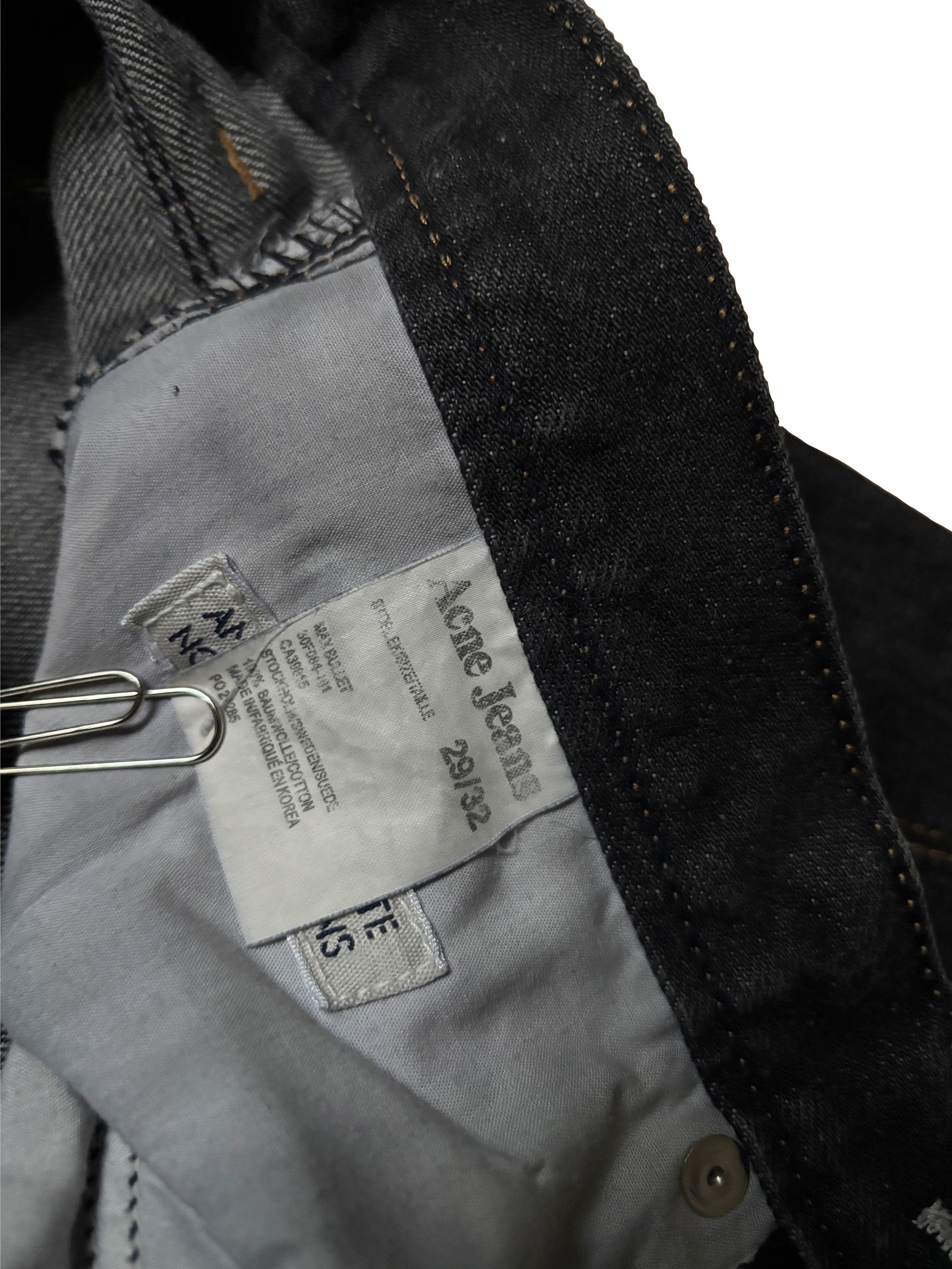 Acne Studios Acne Studios Straight Leg Jeans Size US 29 - 5 Thumbnail