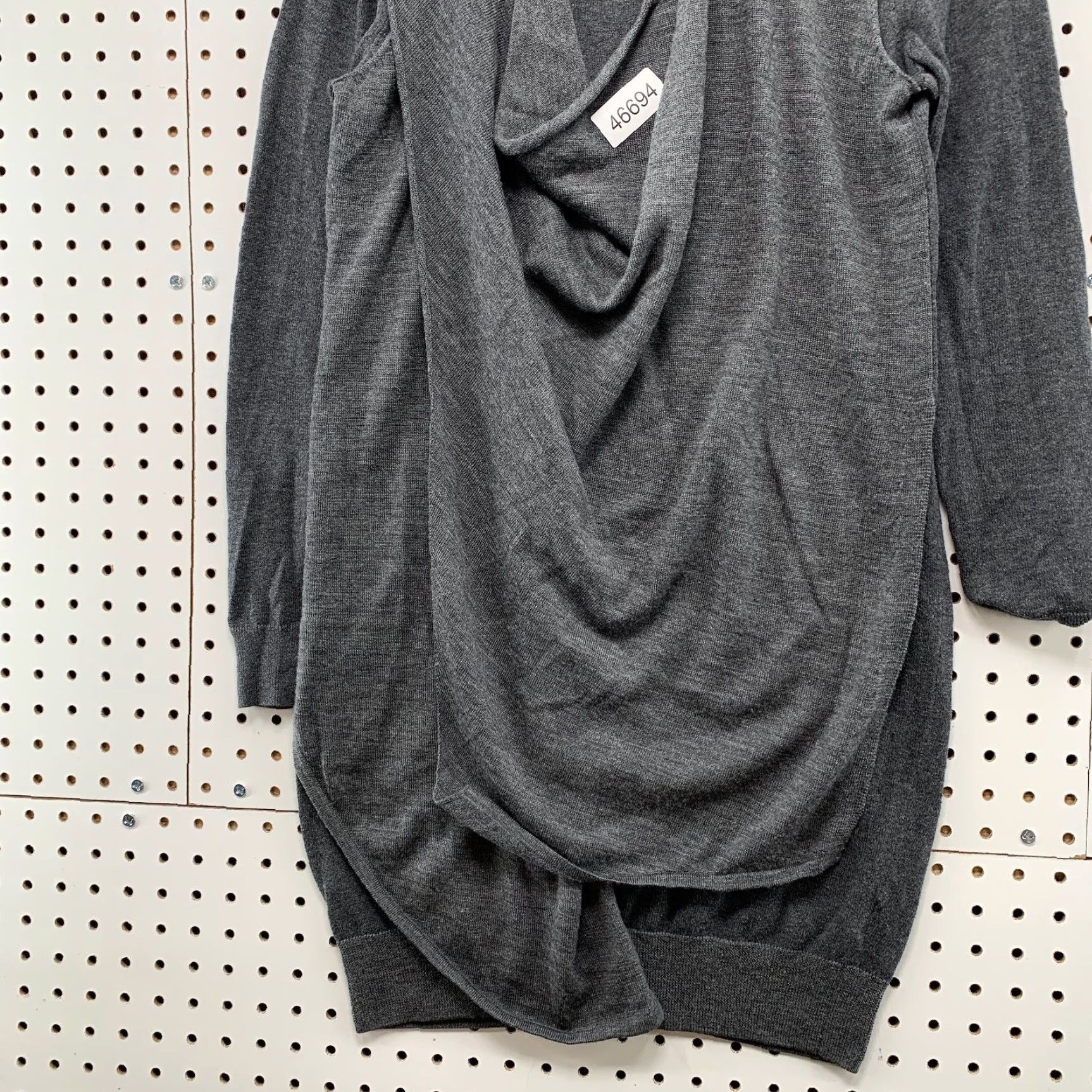 Allsaints AllSaints Wool Sweater Dress Black Gray Women 4 Zipper Shoulder Drina Drape Knit Crew Neck Short Dress A-Line Wool dress Womens 90s? Size S / US 4 / IT 40 - 6 Thumbnail