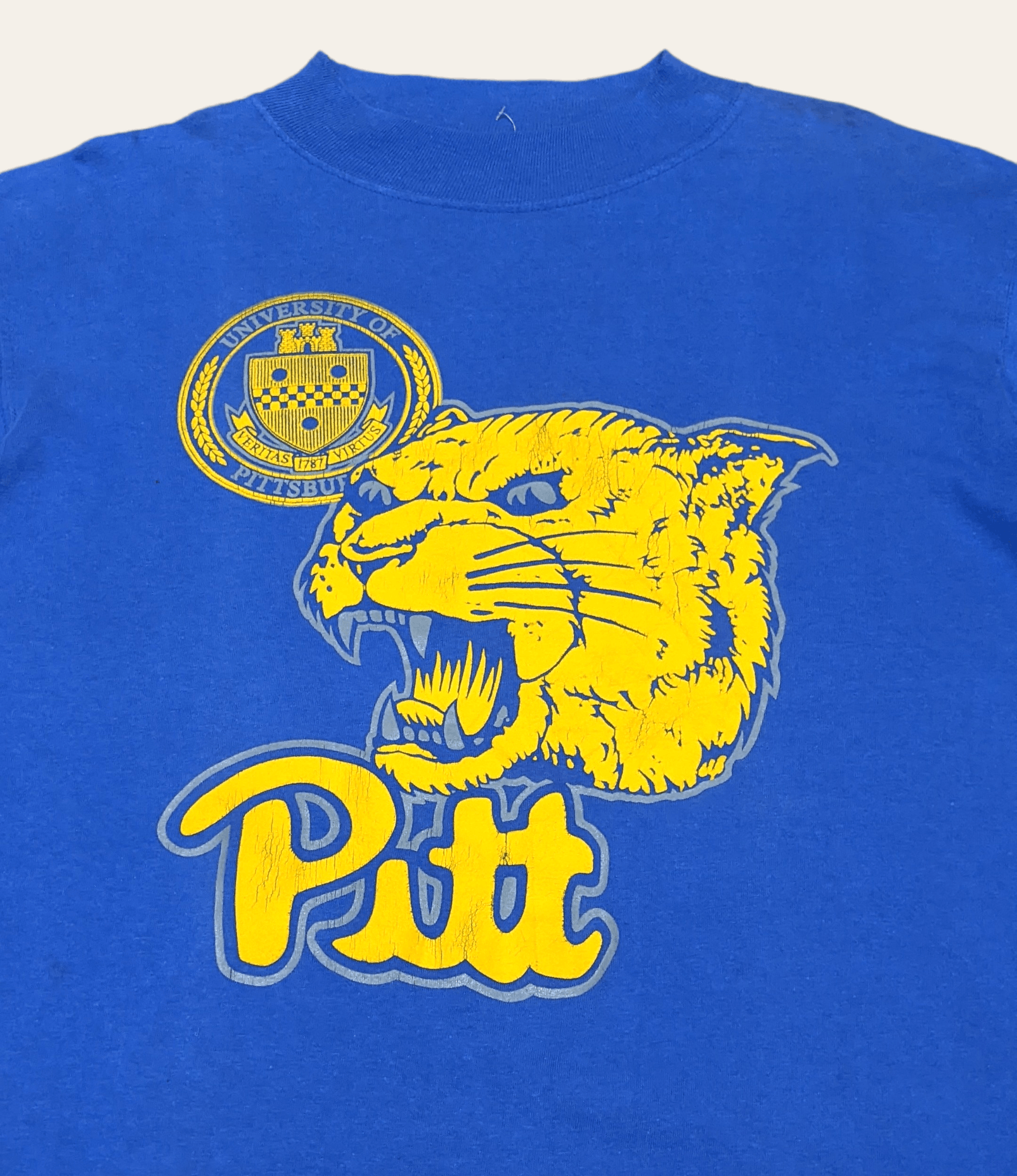 NHL × Vintage Vintage 80s 90s Pittsburgh Pitt Panthers Long Sleeve T shirt Size US M / EU 48-50 / 2 - 3 Thumbnail