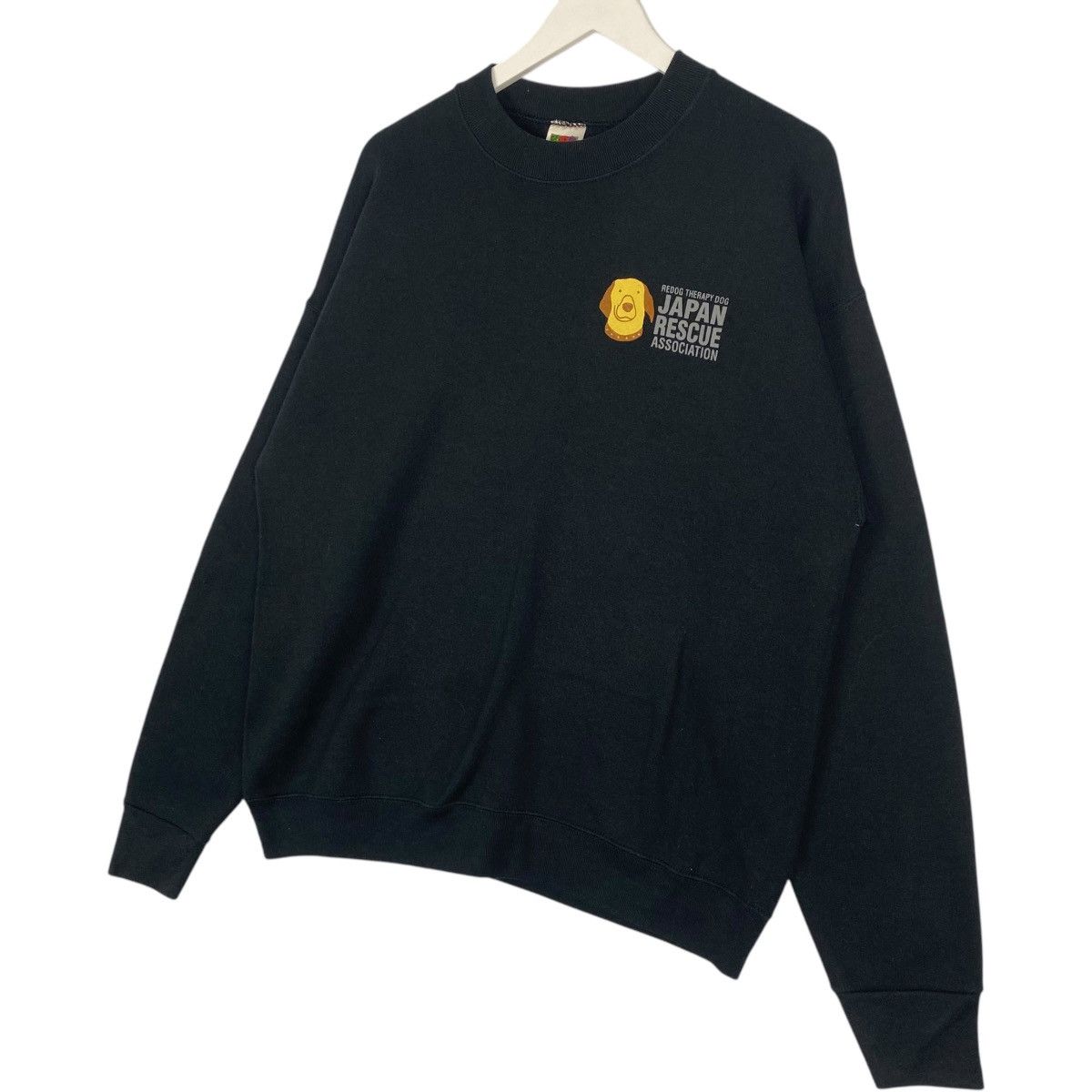 Vintage Vintage Fruit Of The Loom Sweatshirt Black Pullover Size M Size US L / EU 52-54 / 3 - 2 Thumbnail