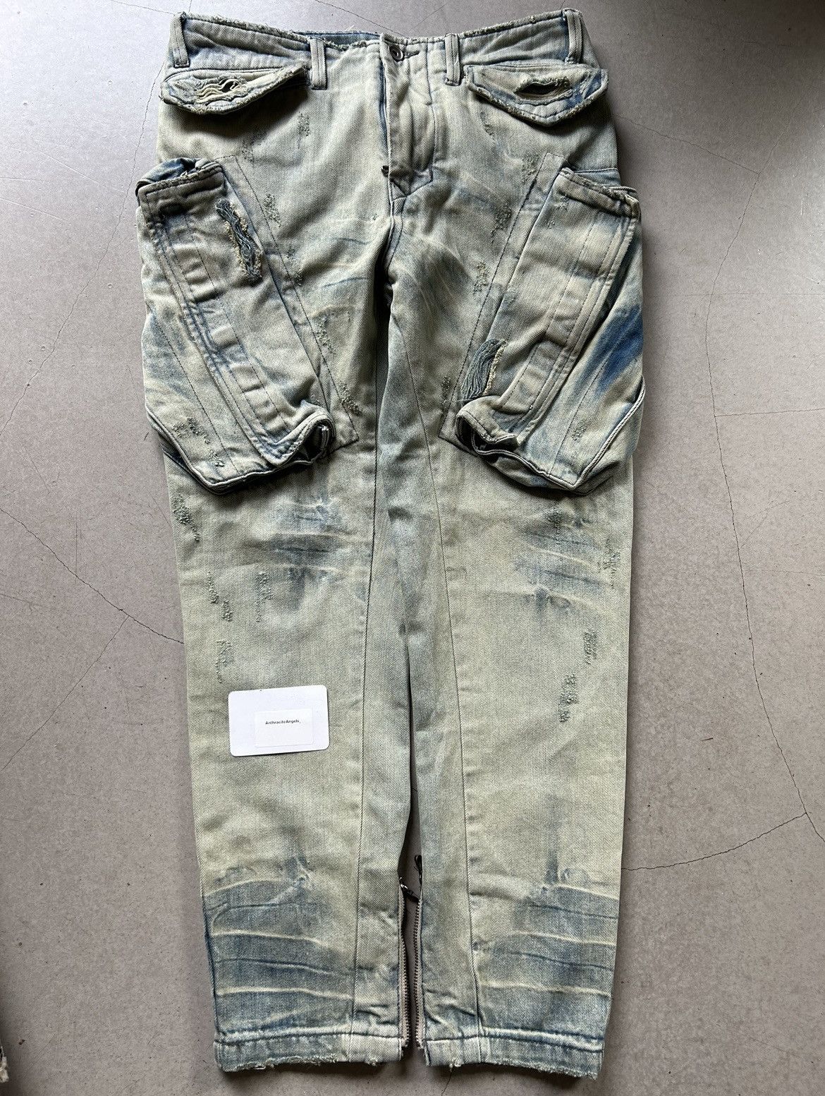 Julius Julius gas mask cargo denim (WRITHE ; MM XXII) Size US 30 / EU 46 - 1 Thumbnail