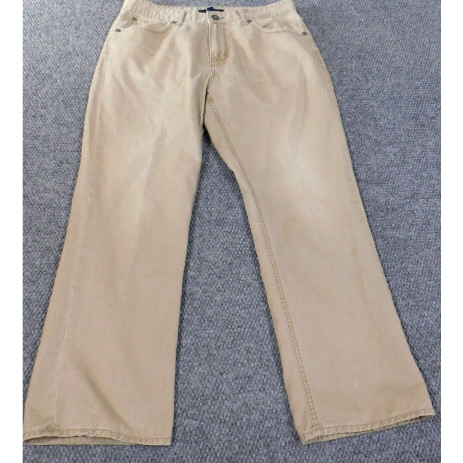 Tommy Hilfiger Tommy Hilfiger Jeans Mens 34x30 Straight Beige Retro Denim Light Cotton Zipper 34 Inseam Regular Mid Rise Men Style Retro Workwear BN? Size US 34 / EU 50 - 2 Thumbnail