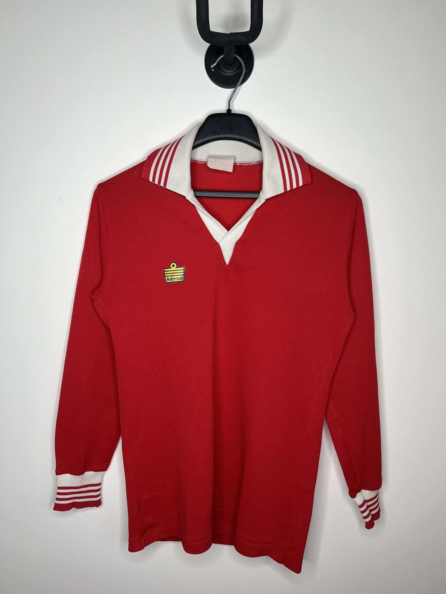 Vintage ADIMIRAL MANCHESER UNITED 1975-80 HOME FOOTBALL SHIRT SOCCER Size US M / EU 48-50 / 2 - 1 Thumbnail