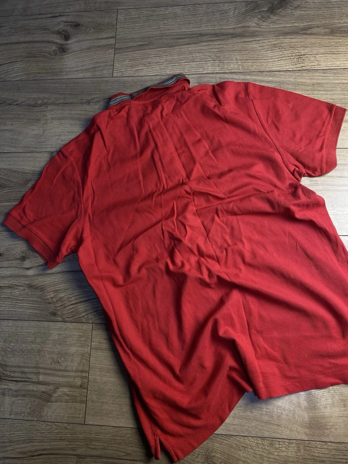Burberry Icon Stripe Detail Cotton Piqué Polo Shirt BURBERRY Sz Xl Size US XL / EU 56 / 4 - 5 Thumbnail
