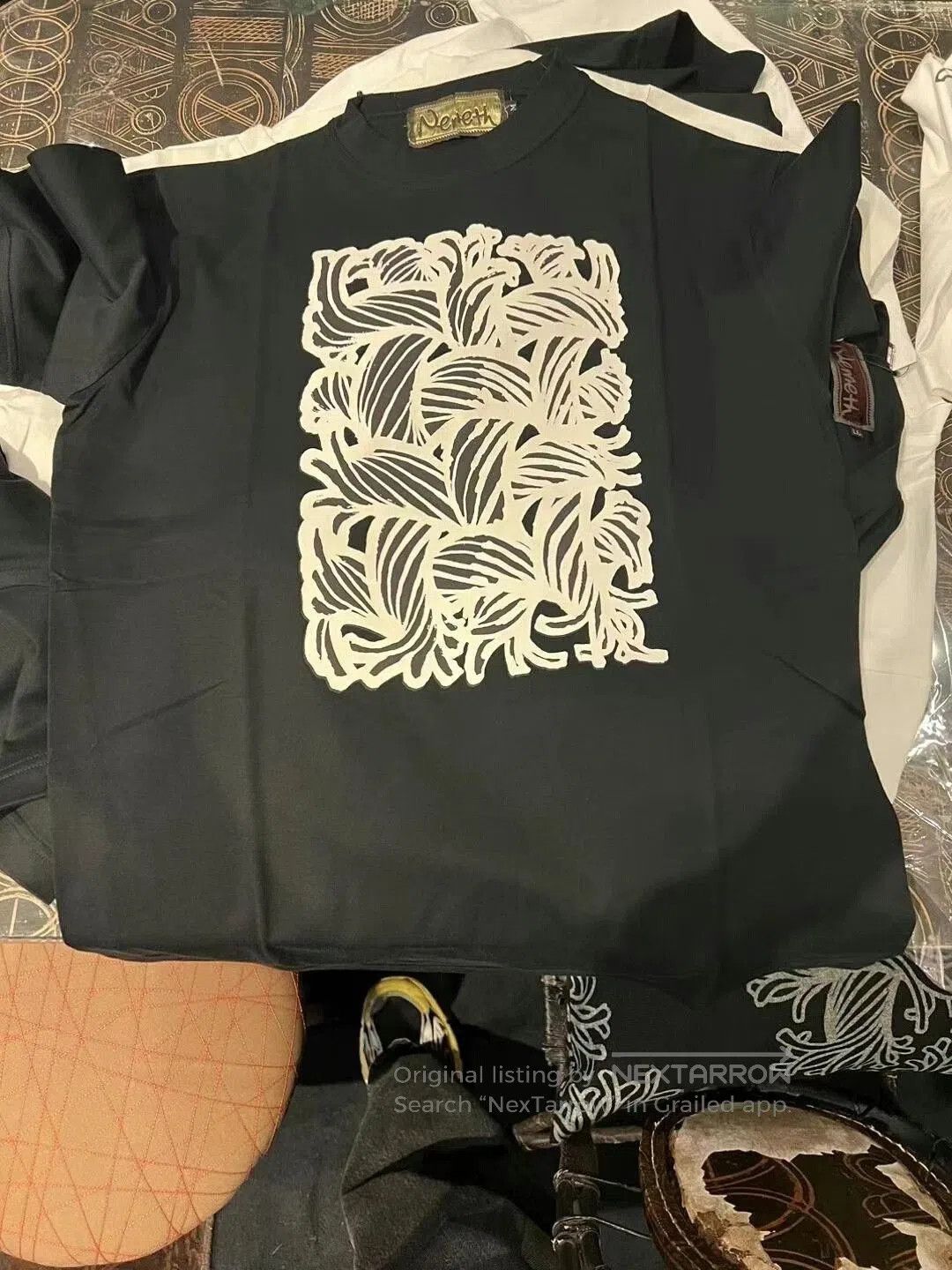 Christopher Nemeth Nemeth Short Sleeve T-Shirt with Design. Size US M / EU 48-50 / 2 - 3 Thumbnail
