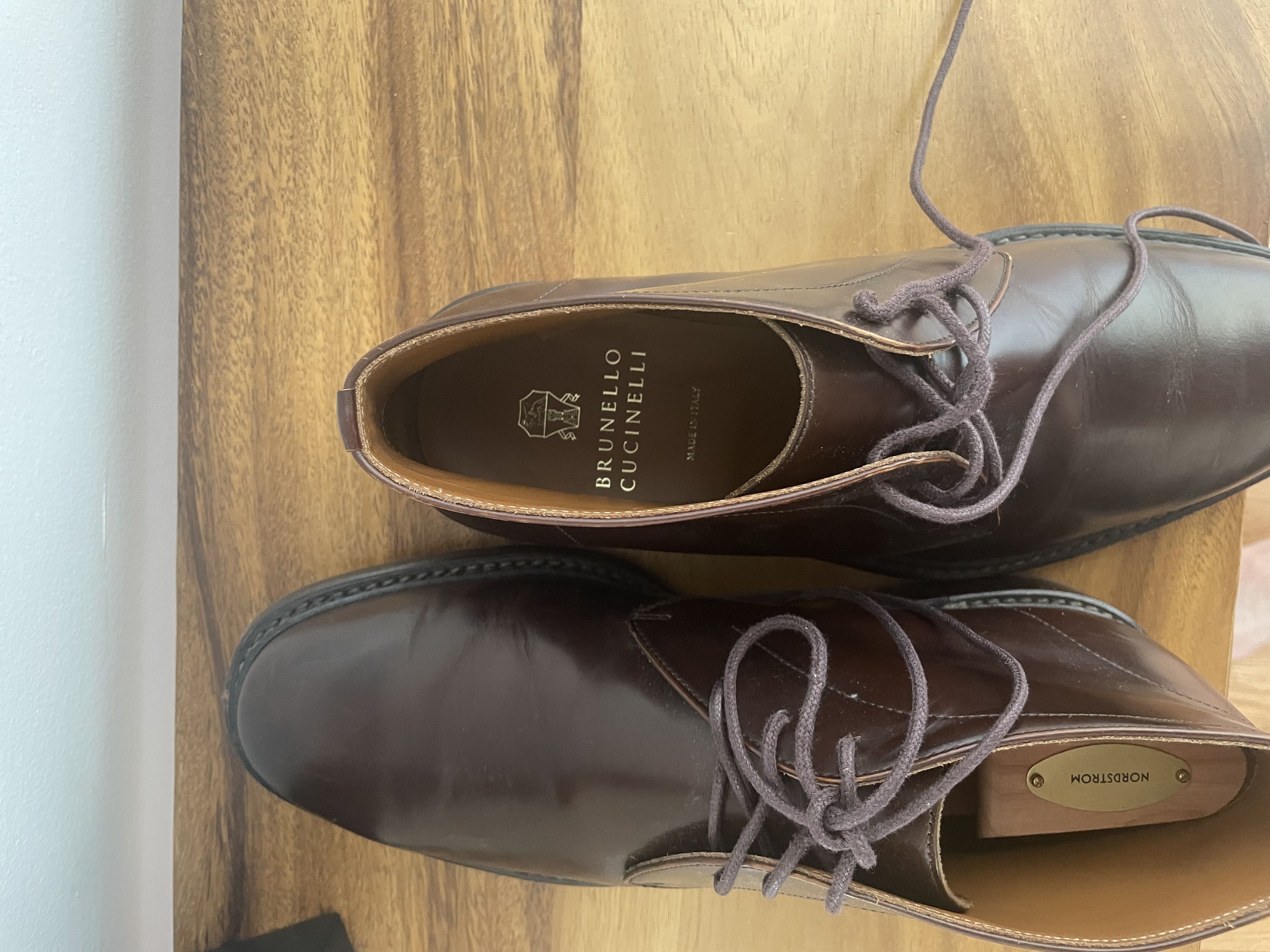 Brunello Cucinelli Brunello cucinelli Brown Leather shoes 8.5 Size US 8.5 / EU 41-42 - 8 Thumbnail