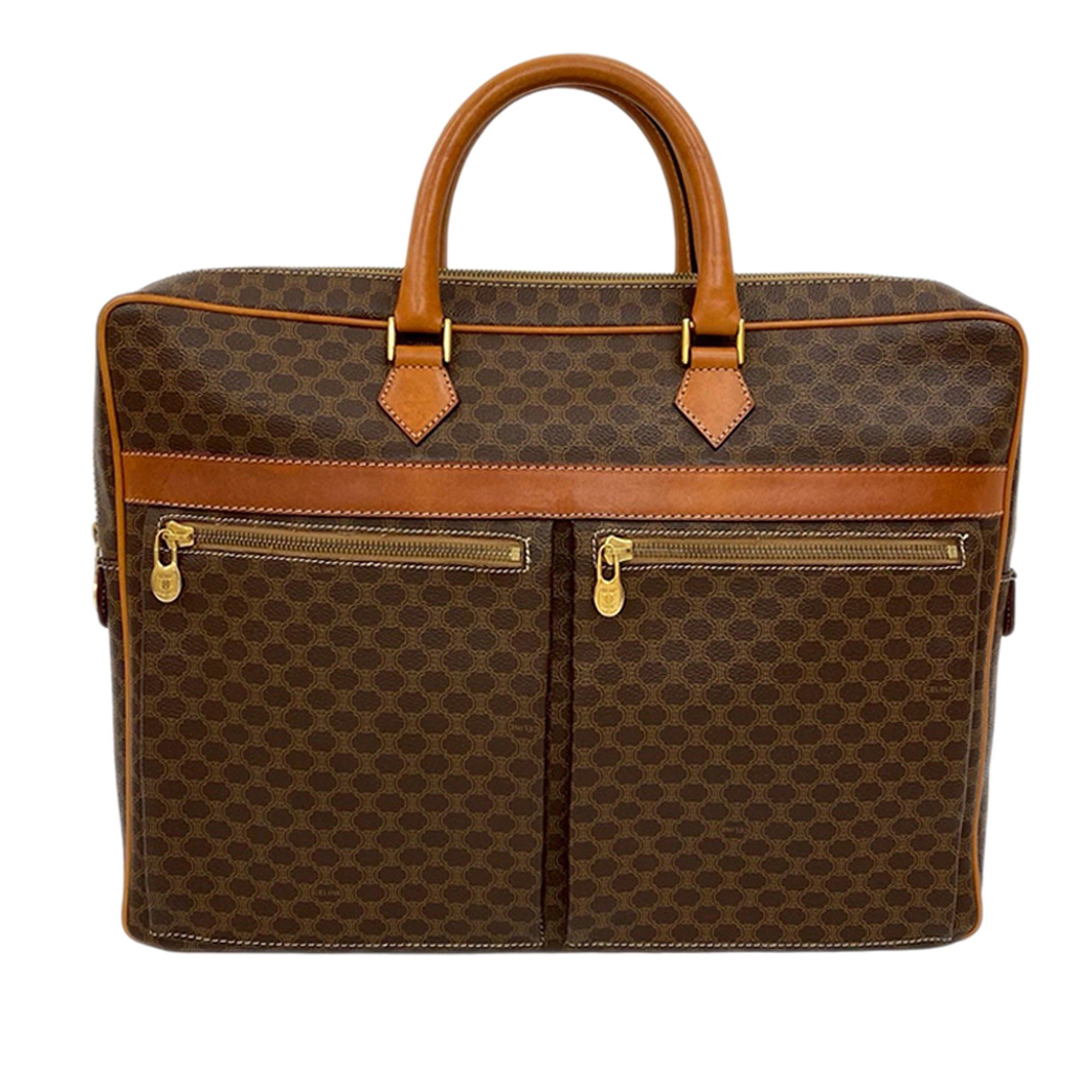 Macadam Coated Canvas Business Bag