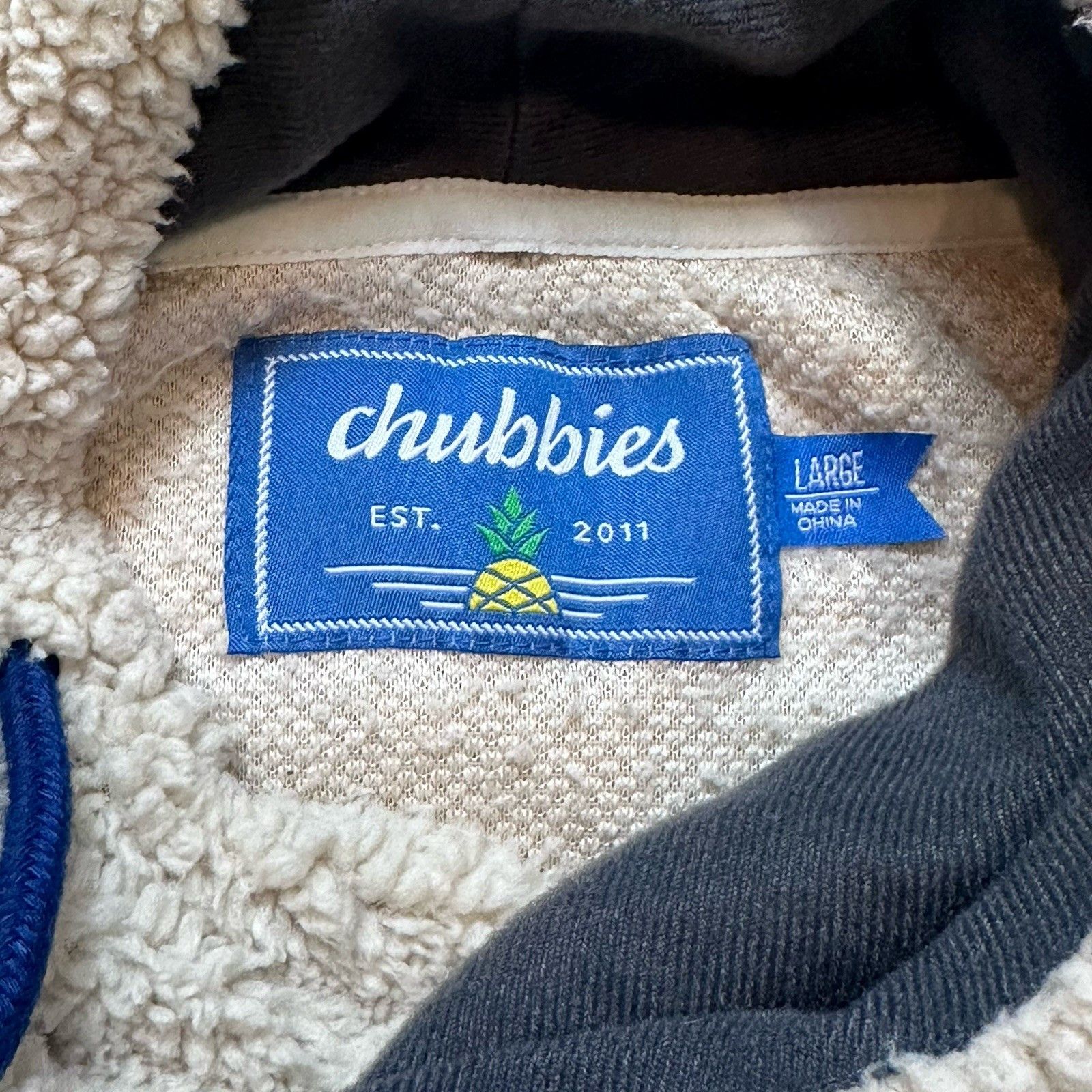Chubbies Chubbies The Snow Day High-Pile Fleece Hoodie Pullover Size US L / EU 52-54 / 3 - 7 Thumbnail