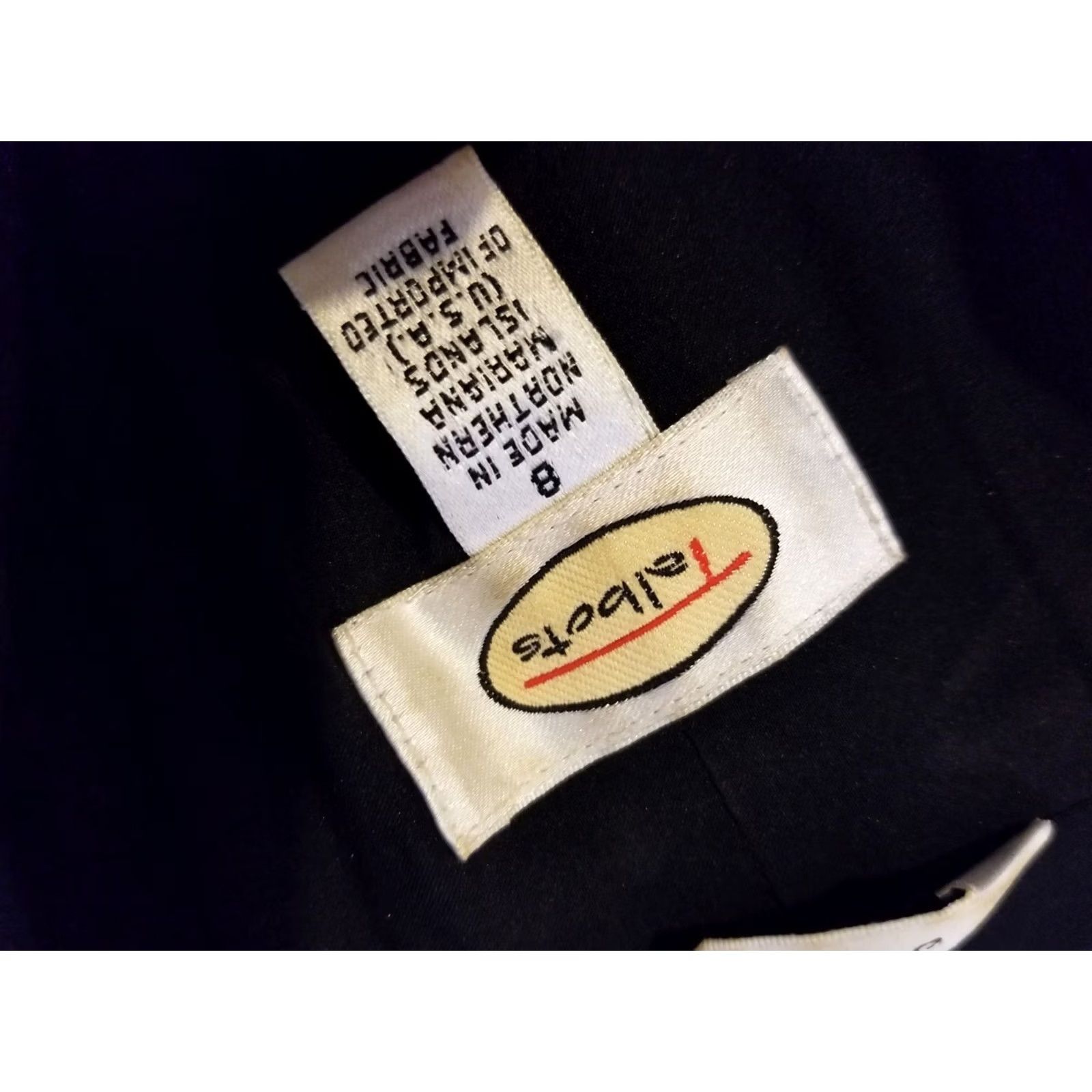 Talbots Womens Talbots Jacket Blazer 8 Black Cotton Size M / US 6-8 / IT 42-44 - 3 Thumbnail