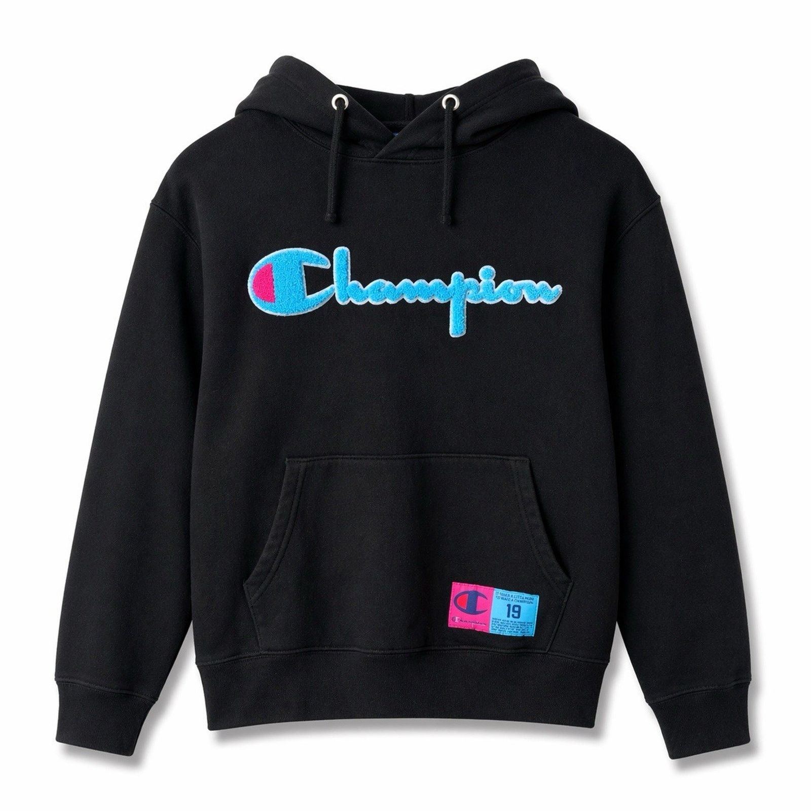 Champion Champion Reverse Weave Black Hoodie Embroidered Men's Small Size US S / EU 44-46 / 1 - 1 Thumbnail
