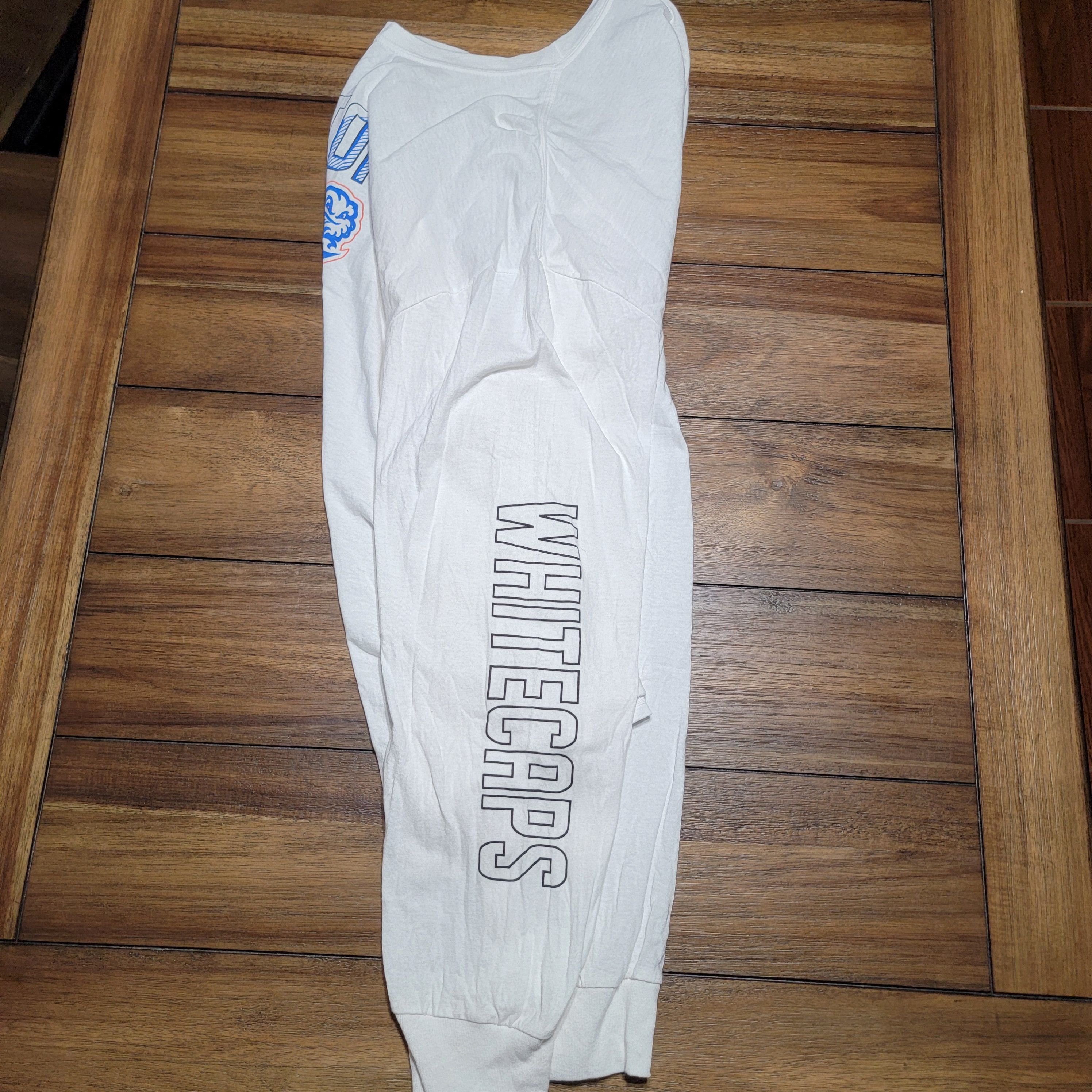 Other Galveston College LS White Unisex Tee Whitecaps - Size 2XL Size XXL / US 16-18 / IT 52-54 - 3 Thumbnail
