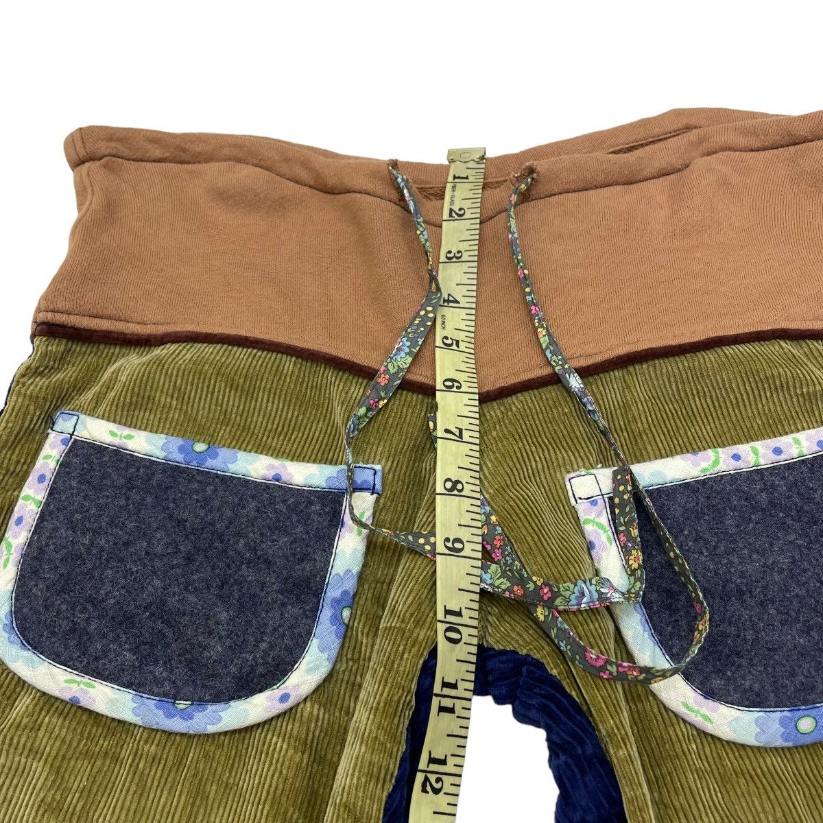 Handmade × Vintage Flared Japanese Brand Handmade Patchwork Jacket Size 31" - 6 Thumbnail