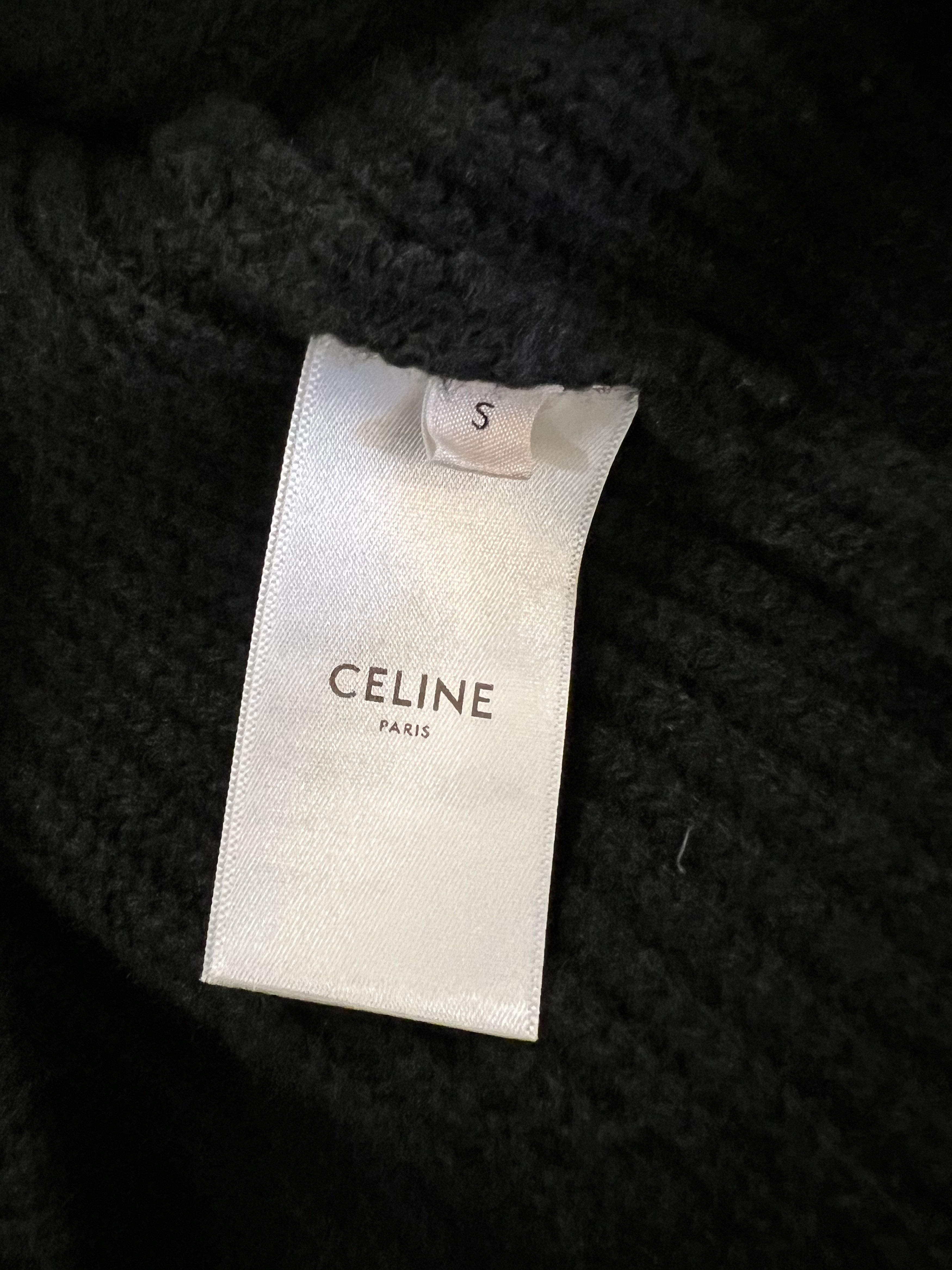 Celine Sequin-Embellished Ribbed Wool Hoodie Size US S / EU 44-46 / 1 - 3 Thumbnail