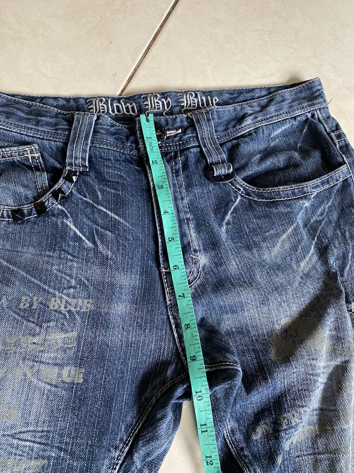 14th Addiction × Hysteric Glamour × If Six Was Nine Blow bye blue punks Jeans Size US 30 / EU 46 - 11 Thumbnail