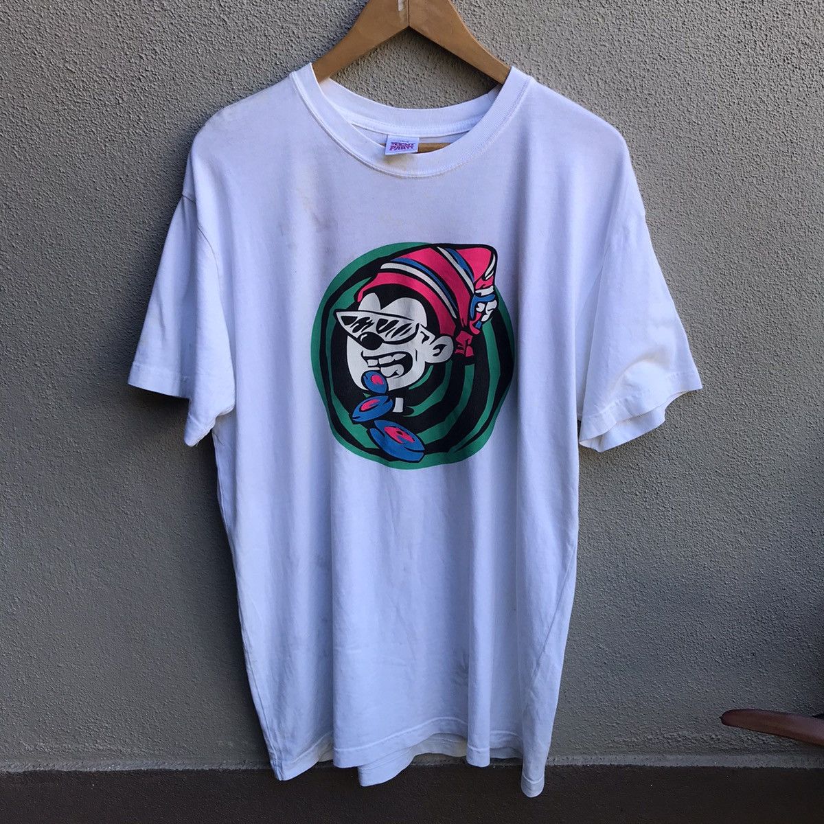 NERVOUS RECORDS trance tee dj funk rent party
