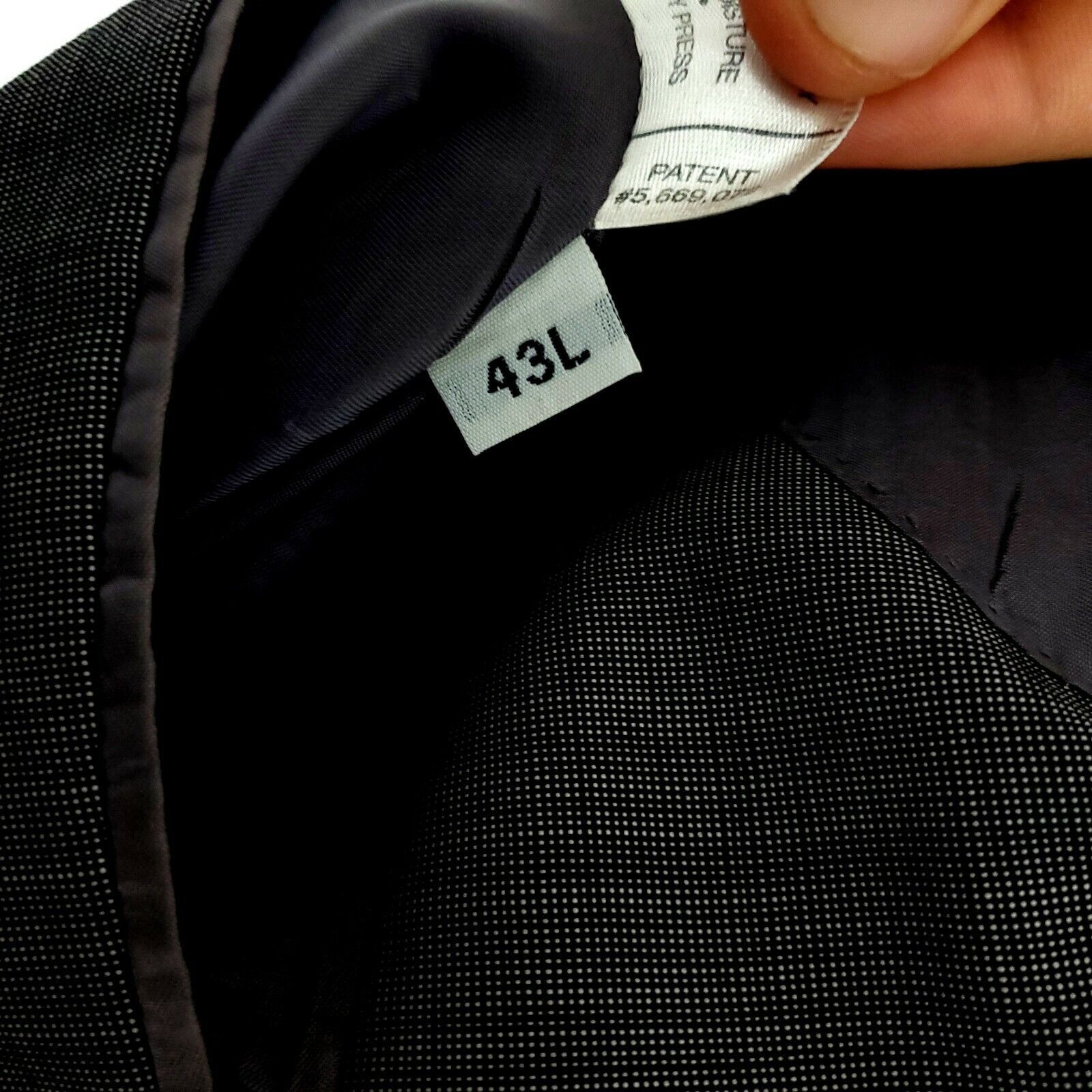 Hart Schaffner Marx Hart Schaffner Marx Gold Trumpeter Wool 2 Button Blazer 42L Size 42L - 8 Thumbnail