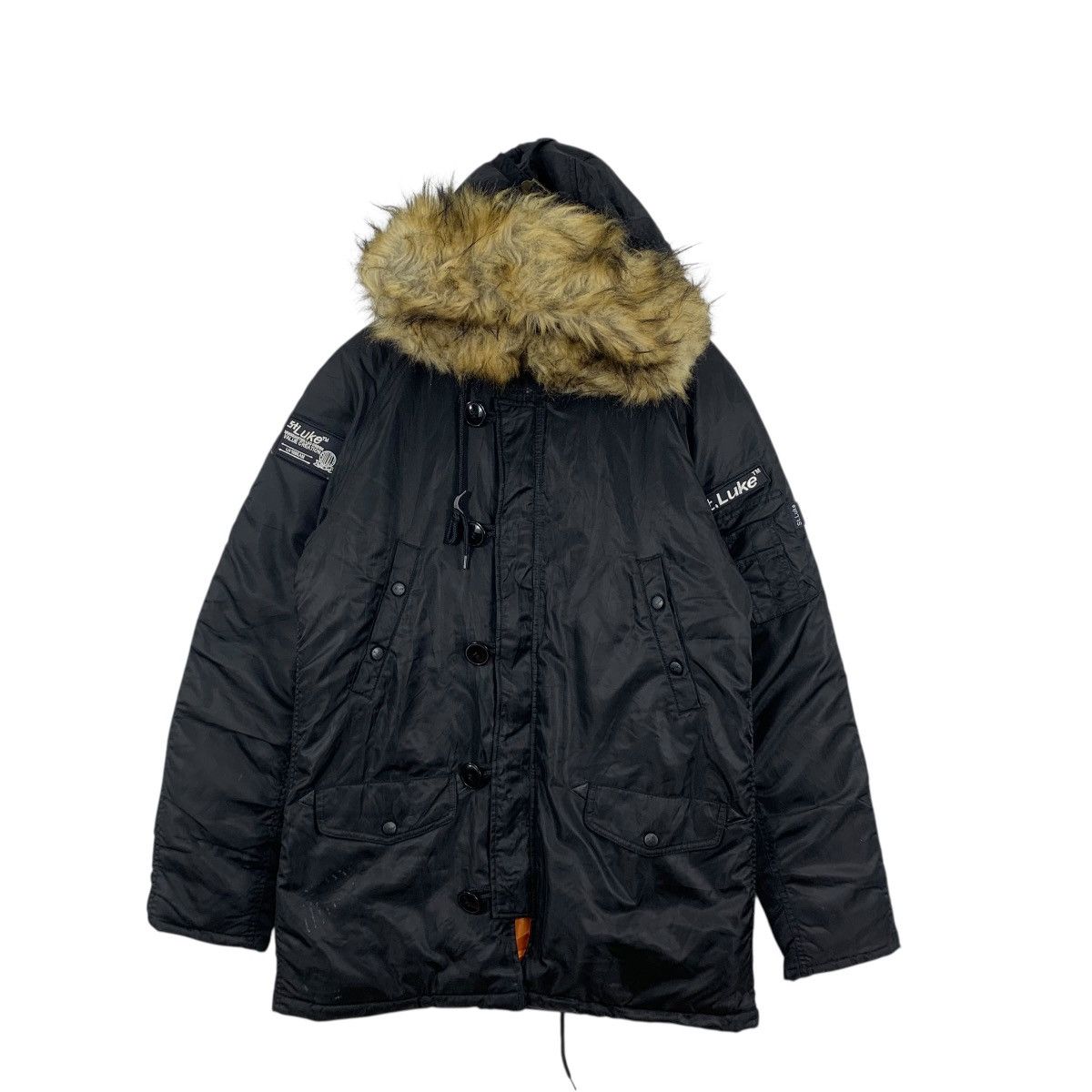 Other SAINT LUKE Faux Fur Headquarter Design Puffer Jacket Parka Size US L / EU 52-54 / 3 - 4 Thumbnail