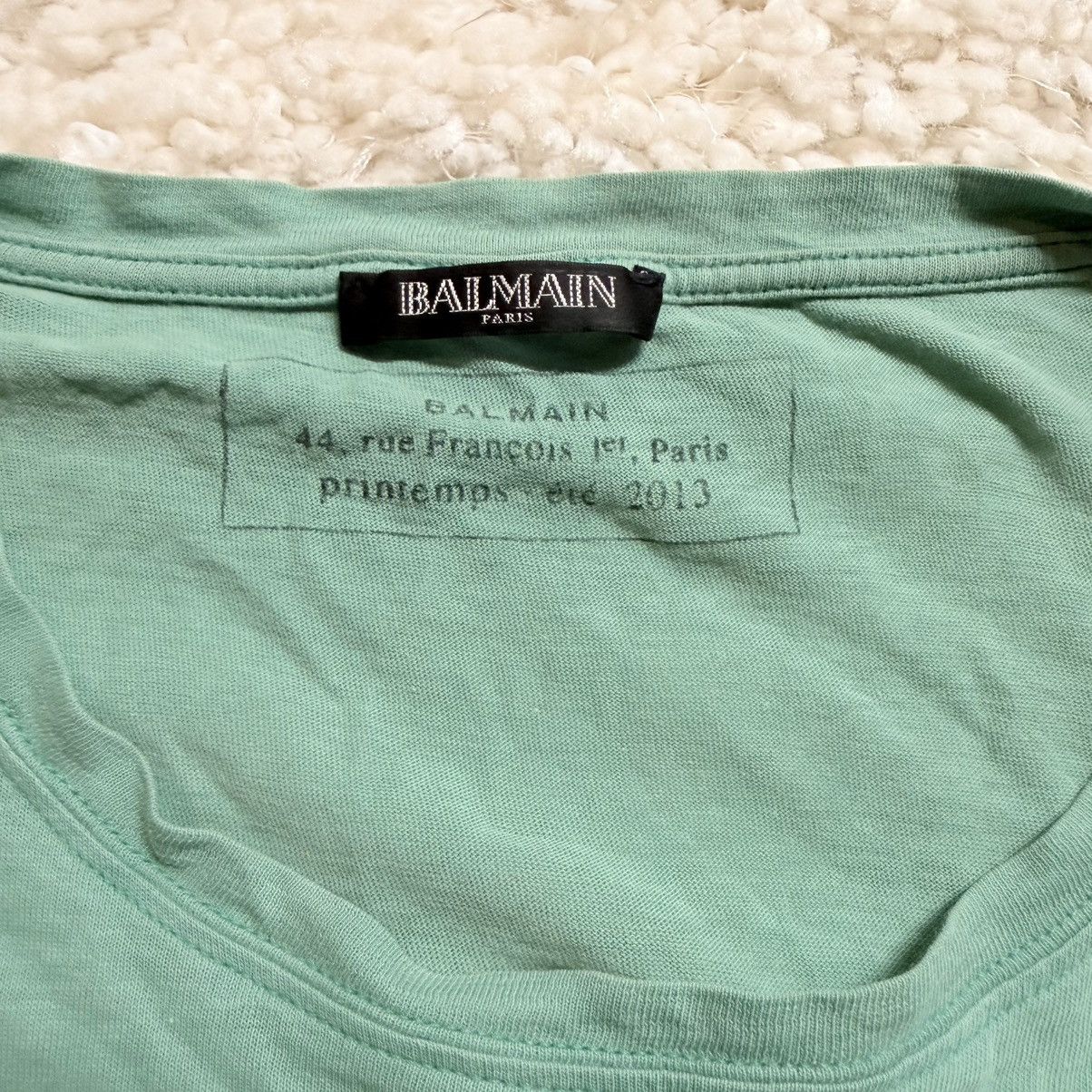 Balmain Balmain Paris 2013 Distressed T-Shirt Size US M / EU 48-50 / 2 - 2 Thumbnail