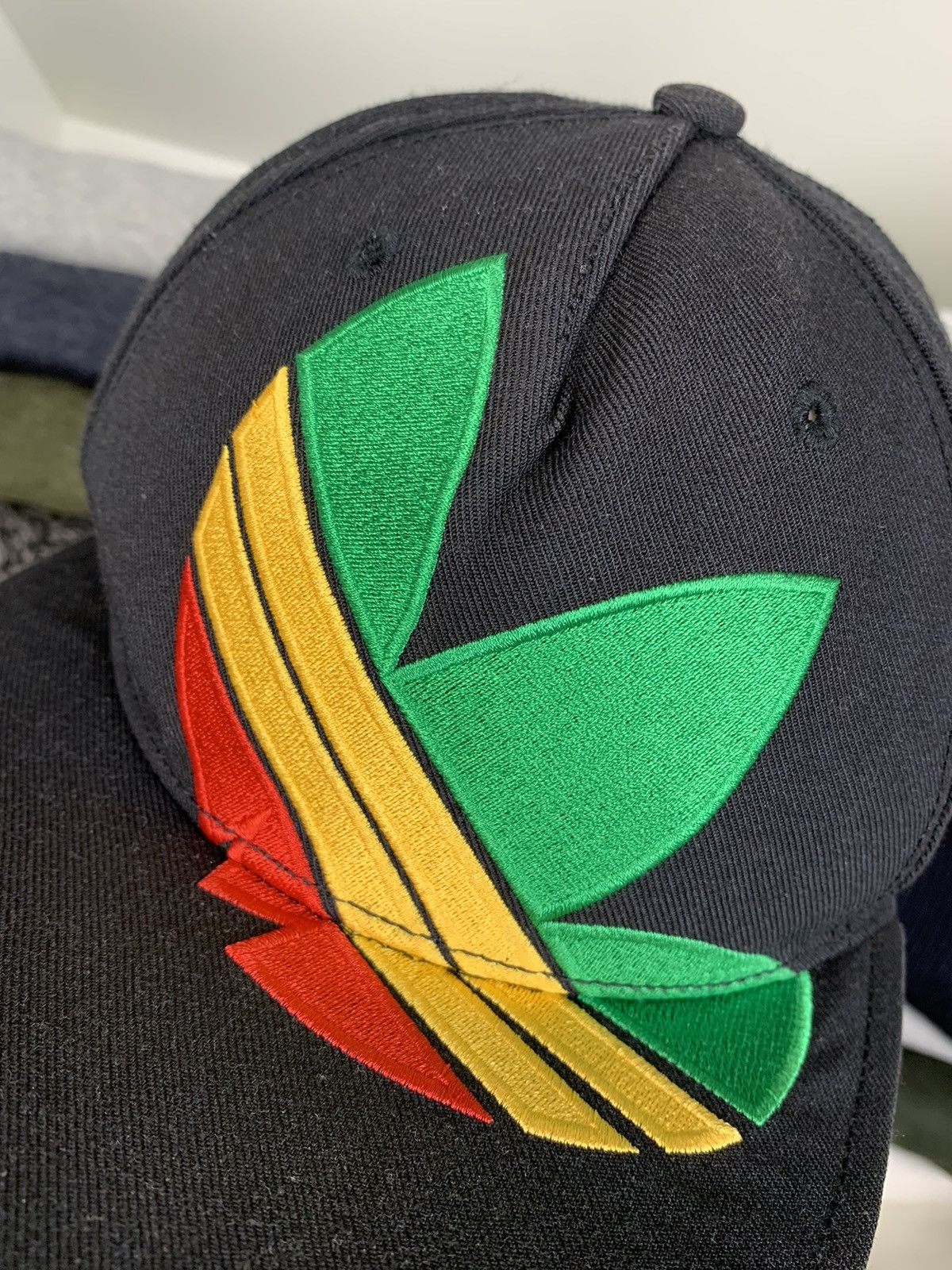 Other Vintage Big Trefoil Logo Rasta Cap Hat Size L Size ONE SIZE - 3 Thumbnail