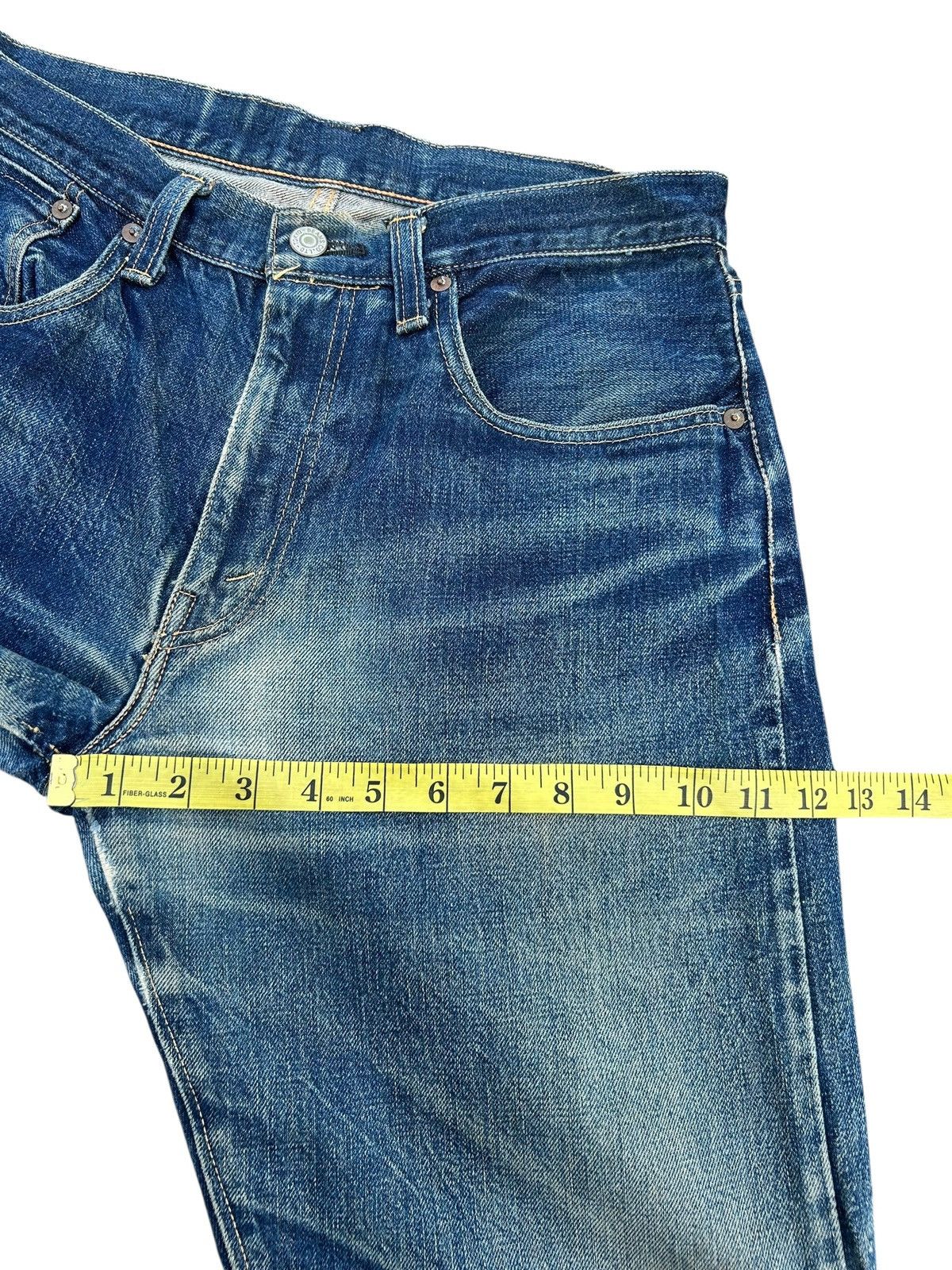 Kapital Vintage Japanese Brand Beams Selvedge Distressed Denim Jeans Size US 30 / EU 46 - 20 Thumbnail