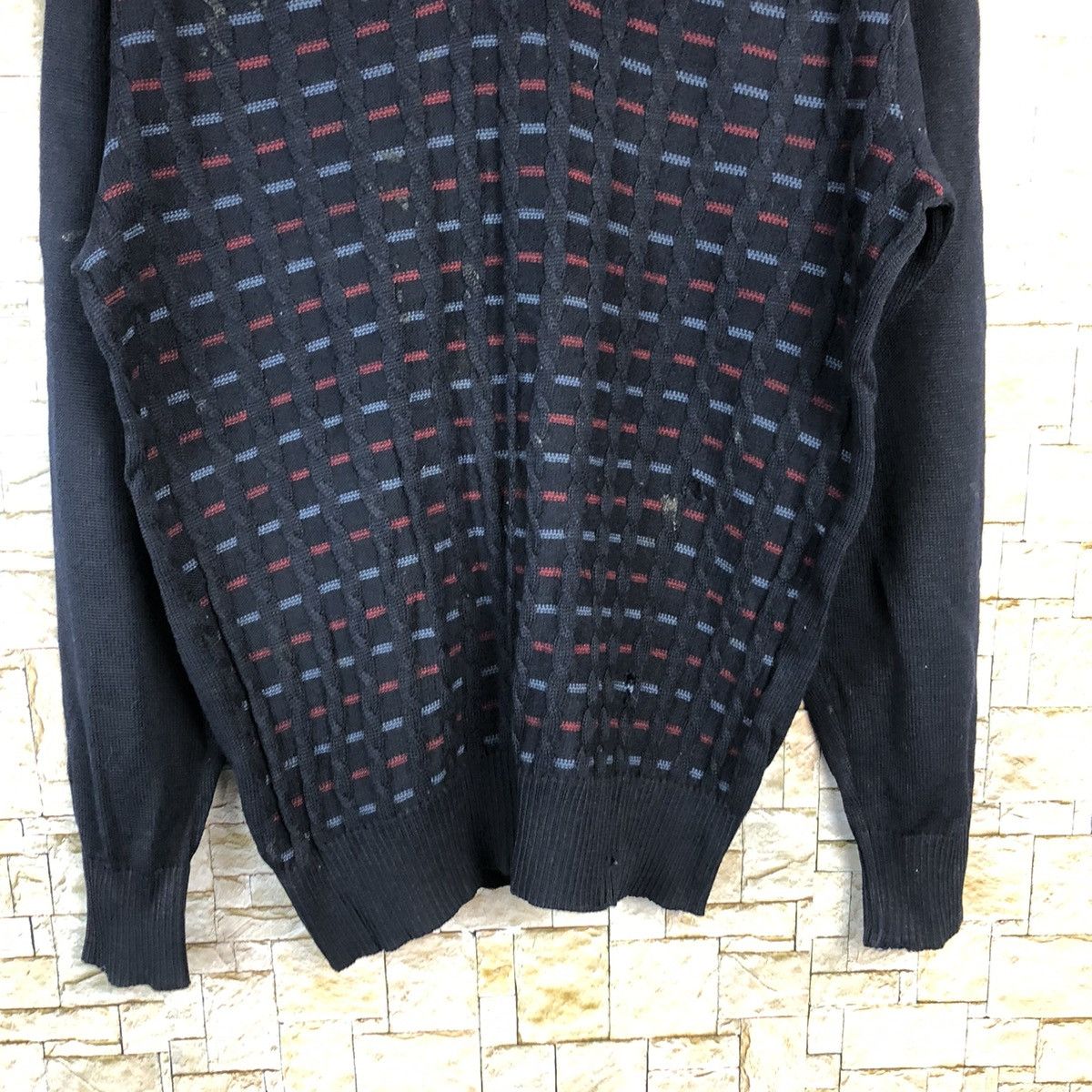 Homespun Knitwear × Japanese Brand Daks Do japan vintage Dark Blue Knitwear #A852 Size US M / EU 48-50 / 2 - 6 Thumbnail