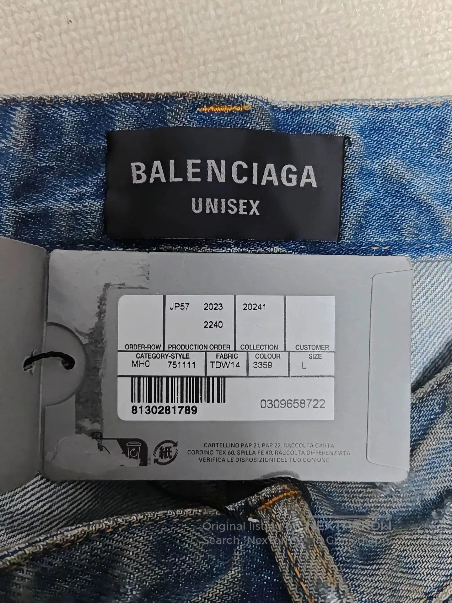 Balenciaga Balenciaga 23SS Mud. Size US 34 / EU 50 - 4 Thumbnail