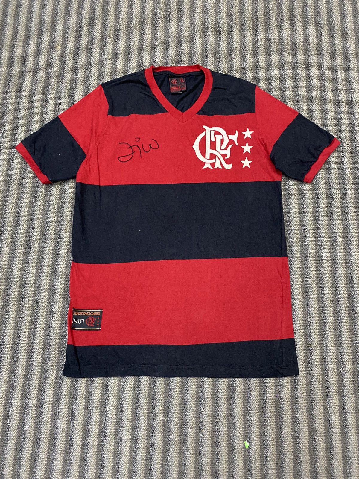 Vintage Retro Soccer Jersey of Flamengo from 1981 Size US S / EU 44-46 / 1 - 2 Thumbnail