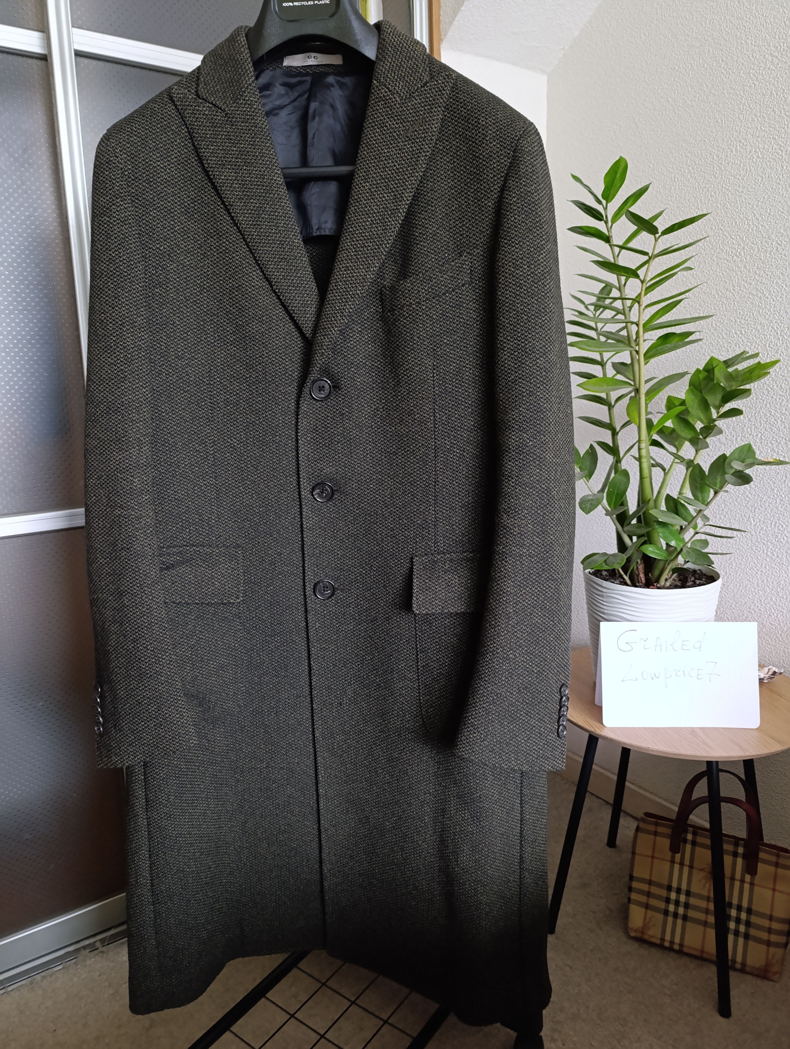 Corneliani CC COLLECTION CORNELIANI MENS WOOL COATS Size US M / EU 48-50 / 2 - 2 Thumbnail