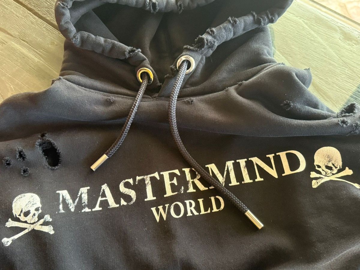 Mastermind Japan Mastermind japan FW17 destroyed hoodie Size US L / EU 52-54 / 3 - 10 Thumbnail