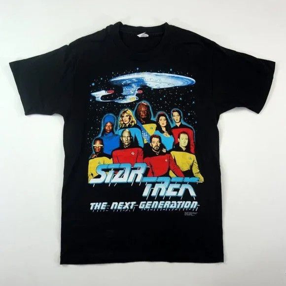 Vintage Vintage Star Trek T-shirt Size US L / EU 52-54 / 3 - 2 Thumbnail