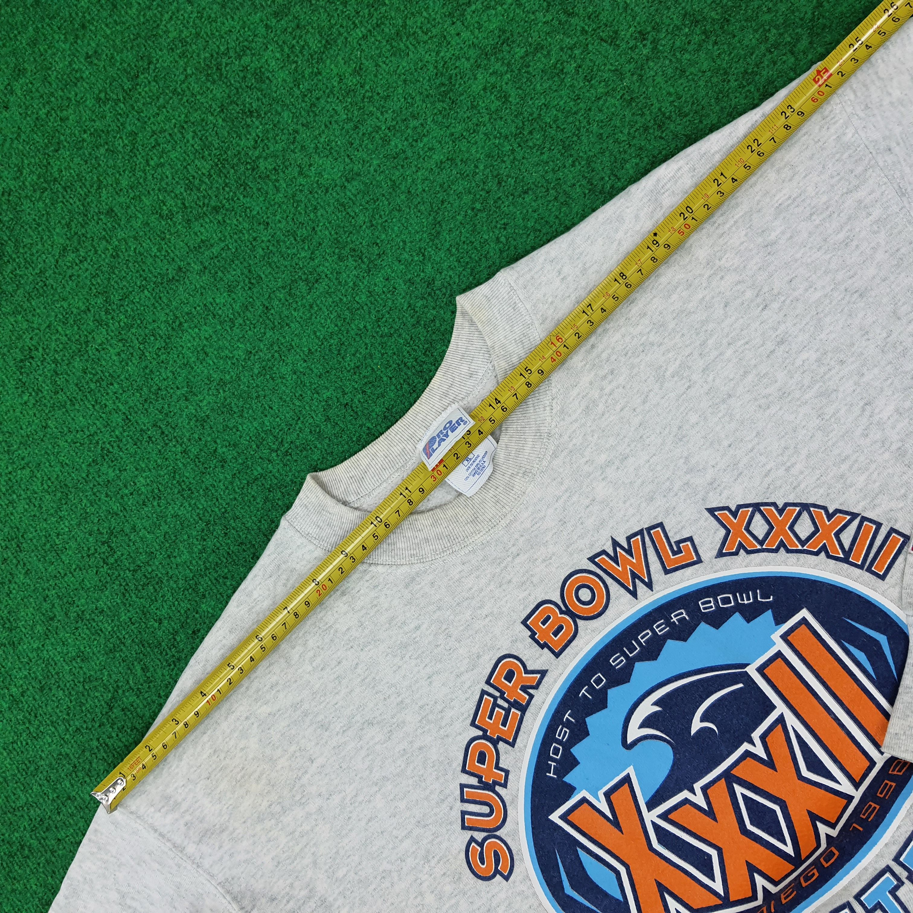 Pro Player Vintage Pro Player Super Bowl San Diego'98 Sweatshirt C254N3 Size US XL / EU 56 / 4 - 9 Thumbnail