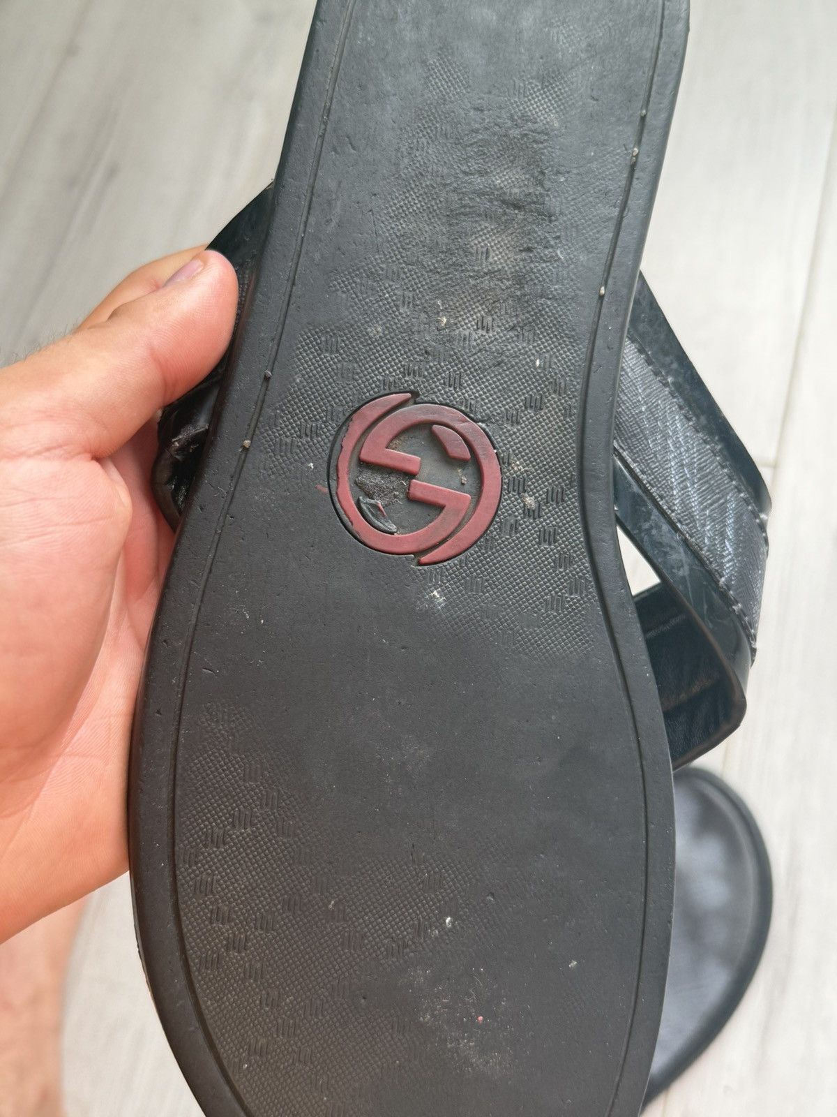 Gucci Vintage Gucci leather flip-flops Size US 9 / EU 42 - 7 Thumbnail