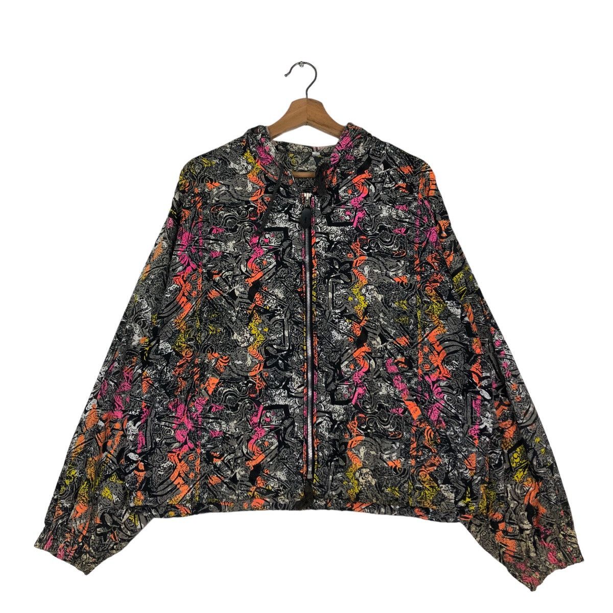 Hysteric Glamour 🔥Vintage Cropped Zipper Bomber Jacket Creation Cube Rare Size US L / EU 52-54 / 3 - 11 Thumbnail