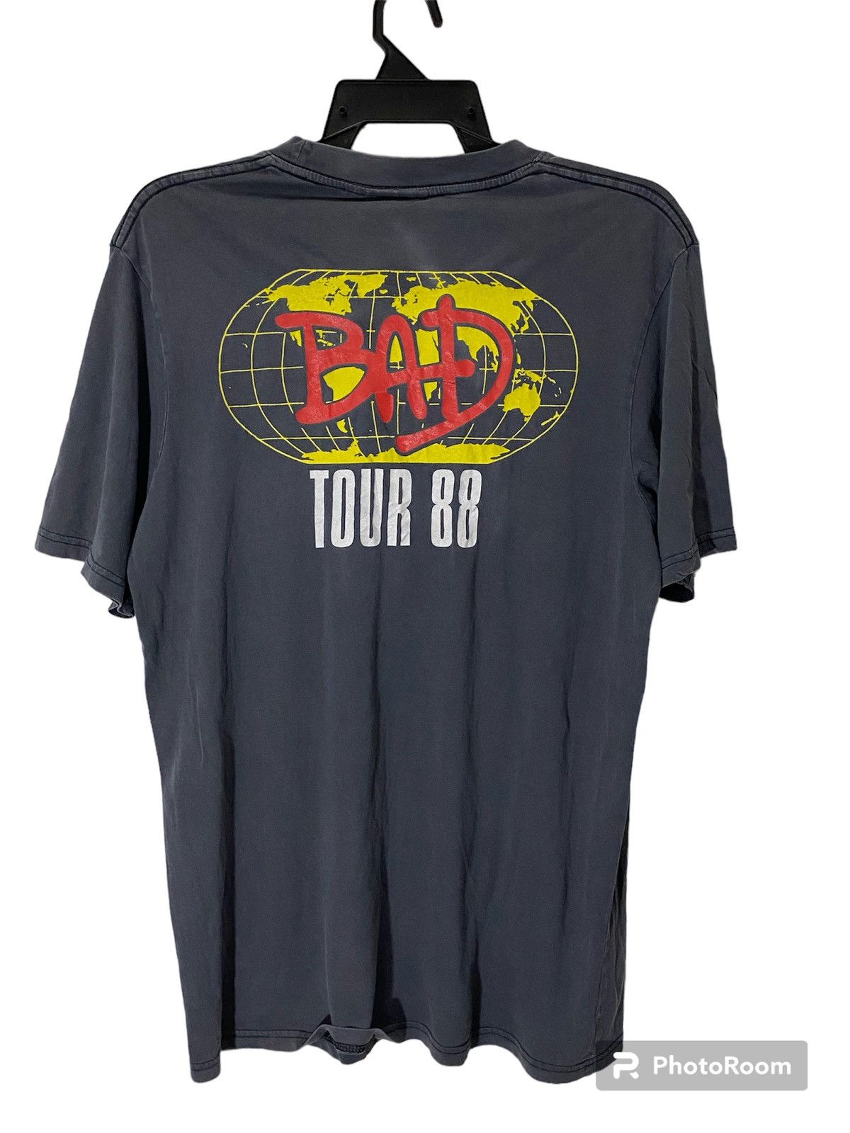 Michael Jackson × Tour Tee MICHAEL JACKSON BAD TOUR 88 VINTAGE 