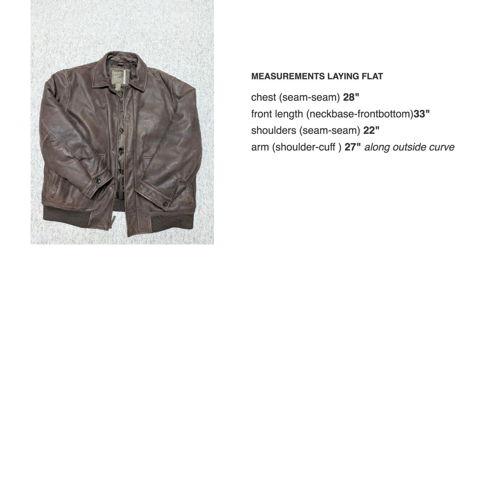 Eddie Bauer VINTAGE Eddie Bauer bomber jacket 2XL Goose Down Leather Bomber Mens Tall/Long Loose/Relaxed Brown 52-54 Aviator Heritage 90s Aviation Size US XXL / EU 58 / 5 - 8 Thumbnail
