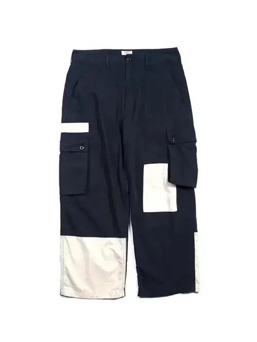 Japanese Brand 20AW Indigo Union Japan Navy Patchwork Worker Pants Size US 32 / EU 48 - 1 Thumbnail
