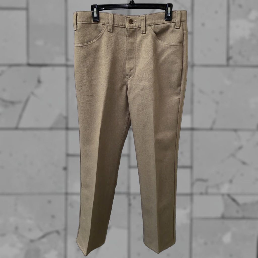 Levi's Levi’s Mens Brown Zip Fly Pleated Dress Pants Size 34 X 30 USA Made Pants Size US 34 / EU 50 - 1 Thumbnail