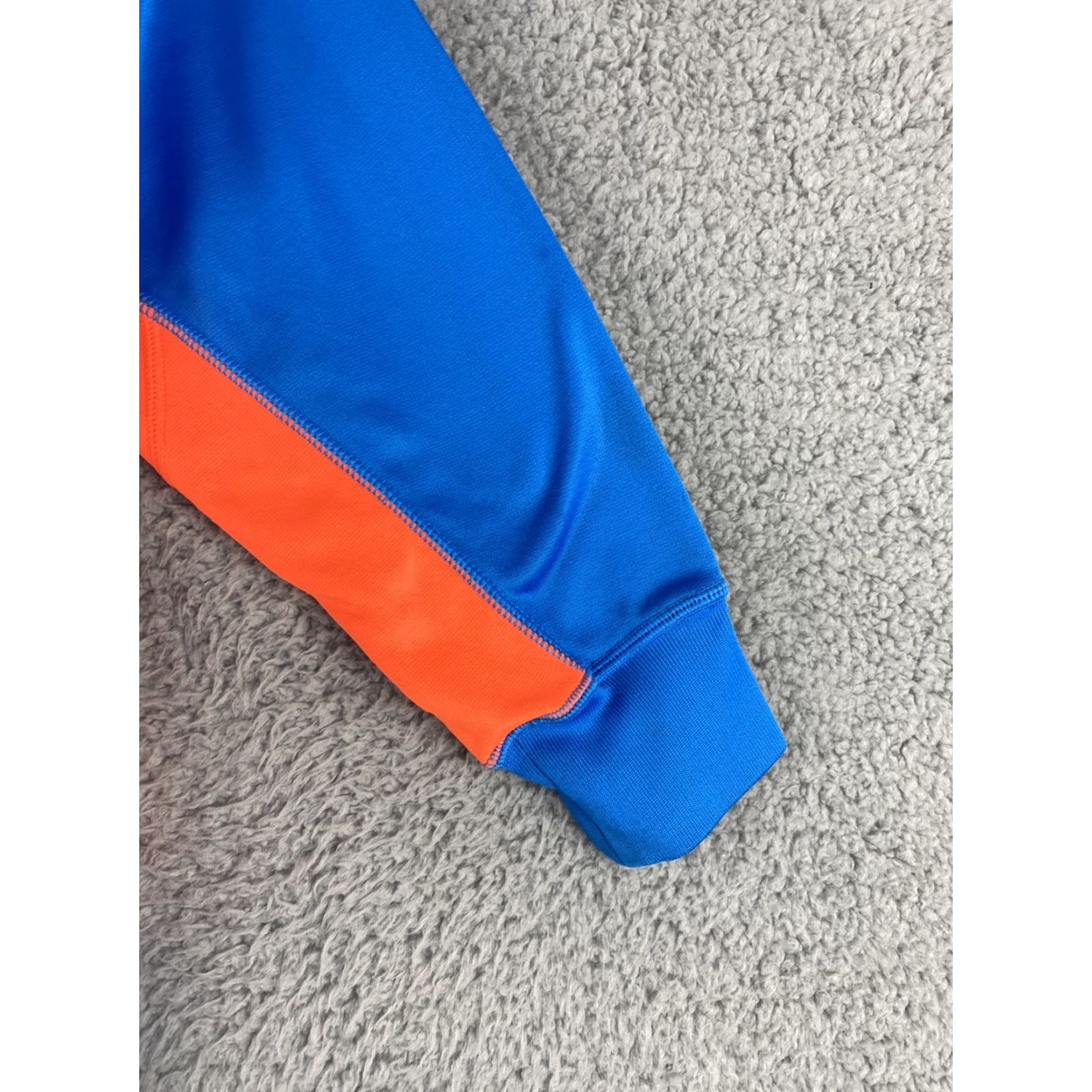 Nike Nike Sweatshirt Hooded Pullover Boys S Blue Swoosh / 42-31 Cotton Regular Teen Sports Fall Spring Size US S / EU 44-46 / 1 - 4 Thumbnail