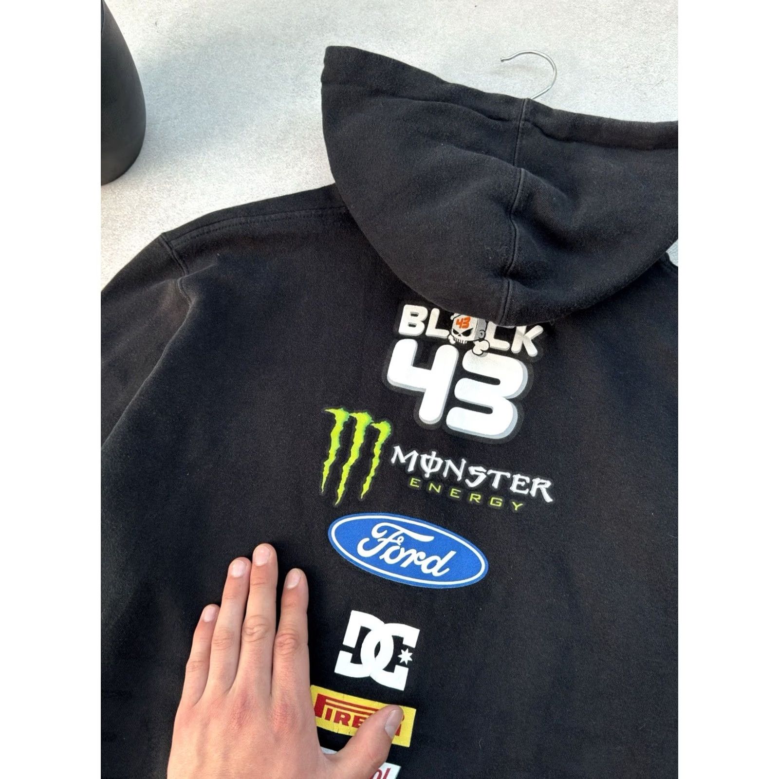 Vintage VINTAGE DC X Monster Energy Racing Y2K Rare Ken Block 43 Zip Hoodie Men M Black Logo 90s Streetwear Sports Mens Size US M / EU 48-50 / 2 - 6 Thumbnail