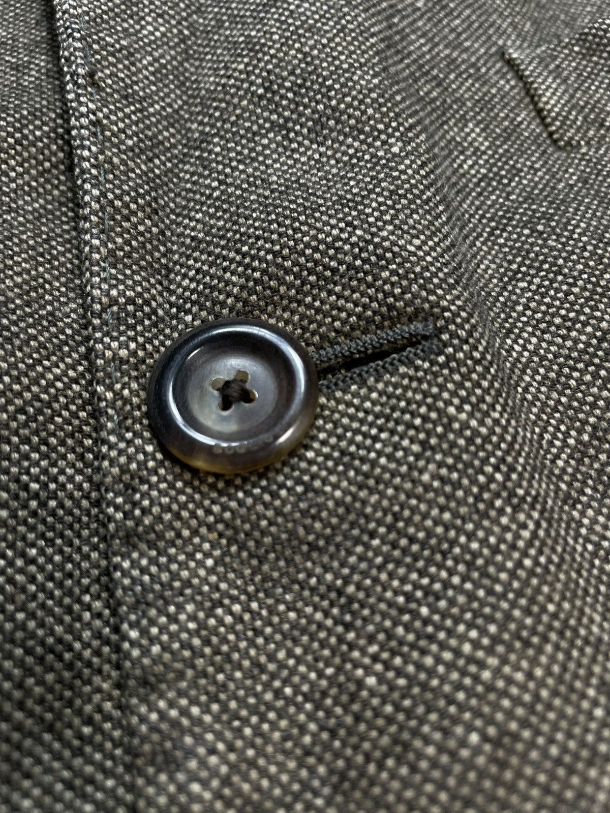 Boglioli Boglioli Herringbone Wool K-Jkt Unstructured Blazer 46 Size 46R - 8 Thumbnail