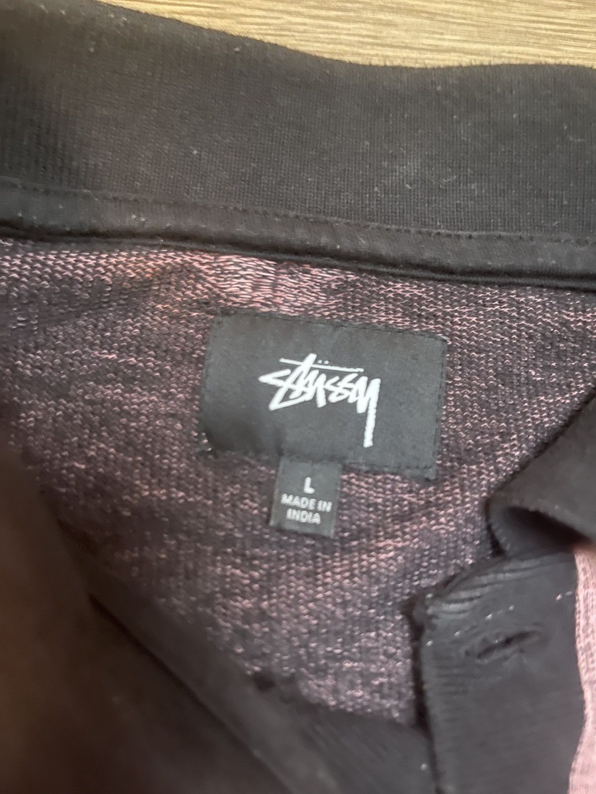 Stussy Stussy Mask longsleve Polo! Size US L / EU 52-54 / 3 - 3 Thumbnail