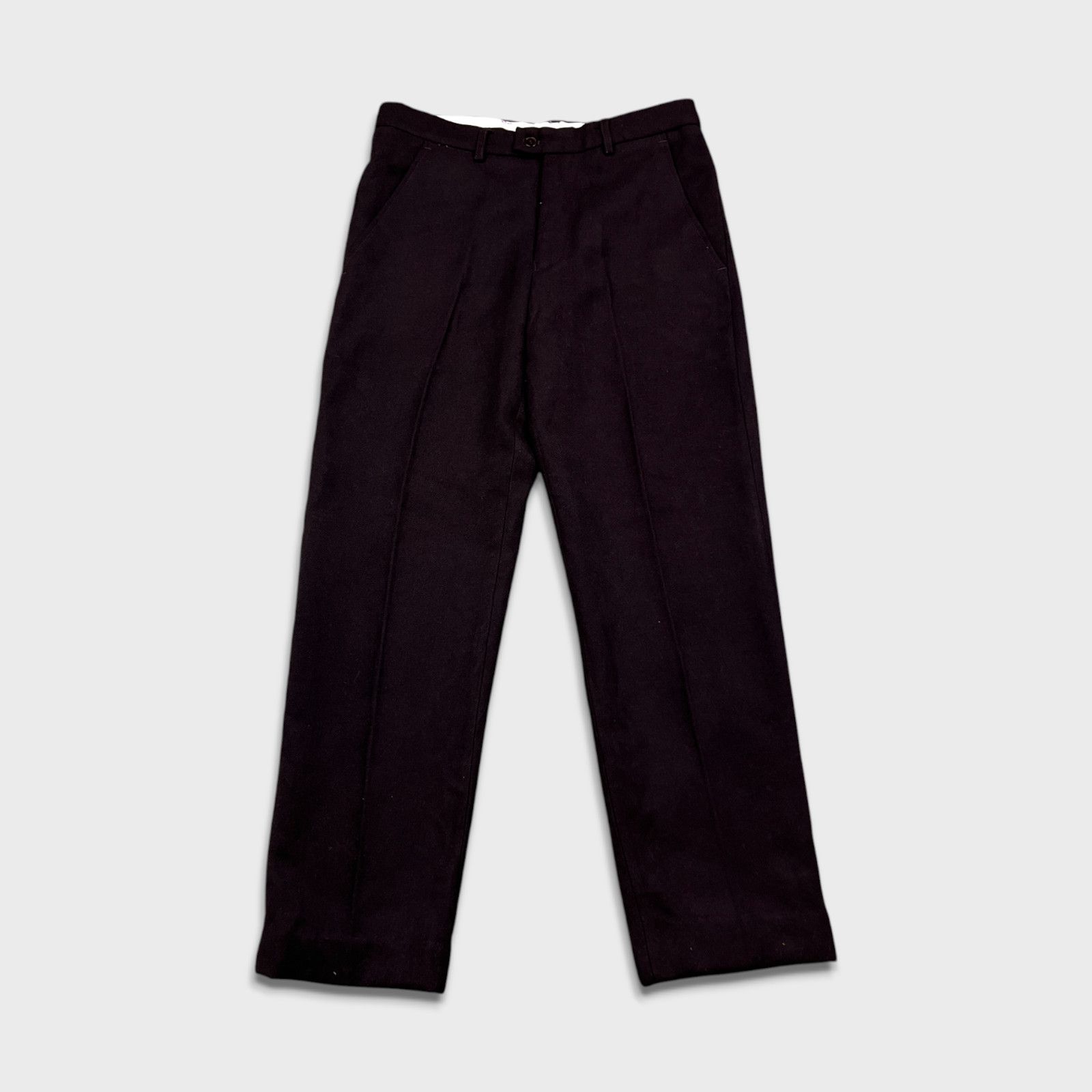Vintage Vintage Dress Pants 30x27 Straight Hemmed Leg 90s Trousers Size US 30 / EU 46 - 1 Thumbnail